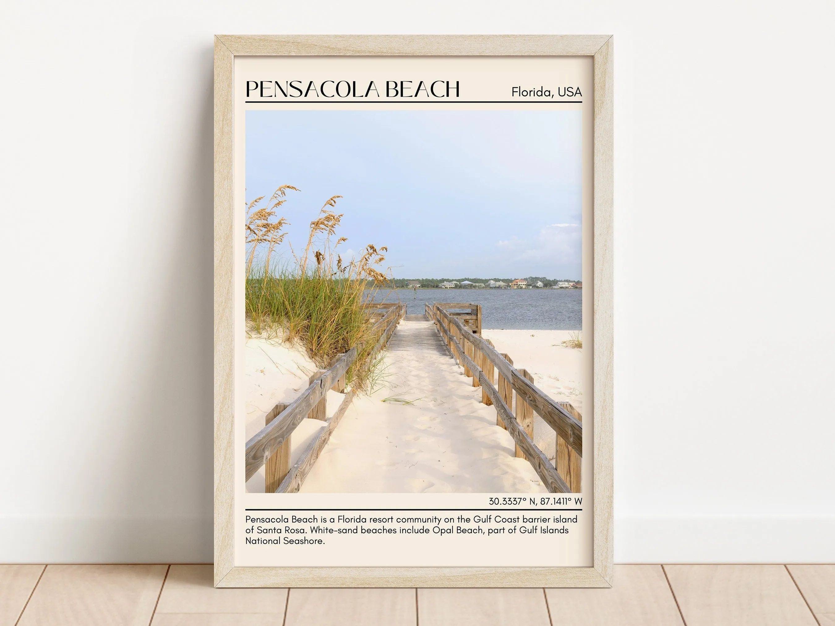 Pensacola Beach Wall Canvas, USA