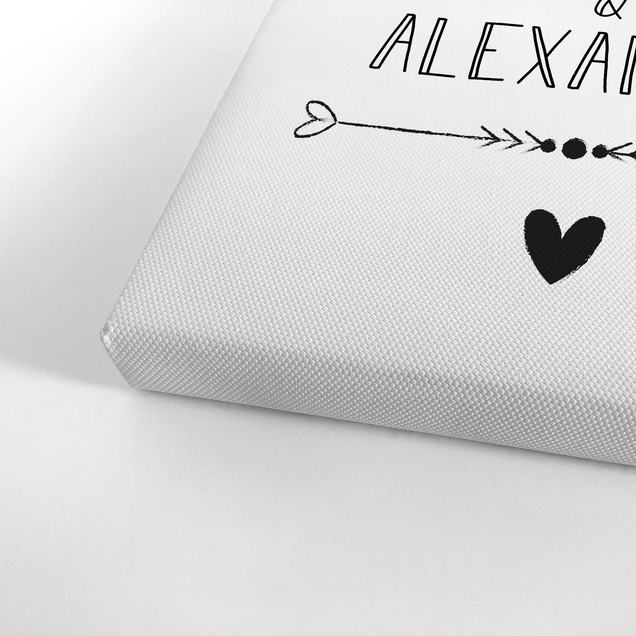 Personalized Gift Wall Art with Couple Names and Coordinates Minimalist Design