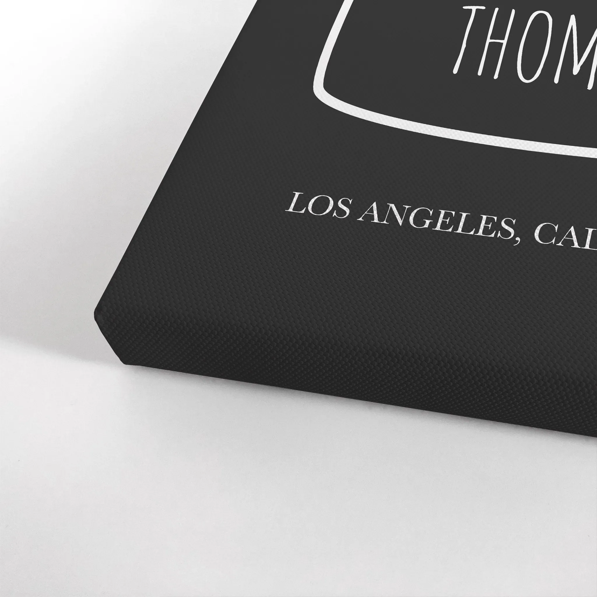 Personalized Gift Wall Art with Couple Names, City and State Name Minimalist Design