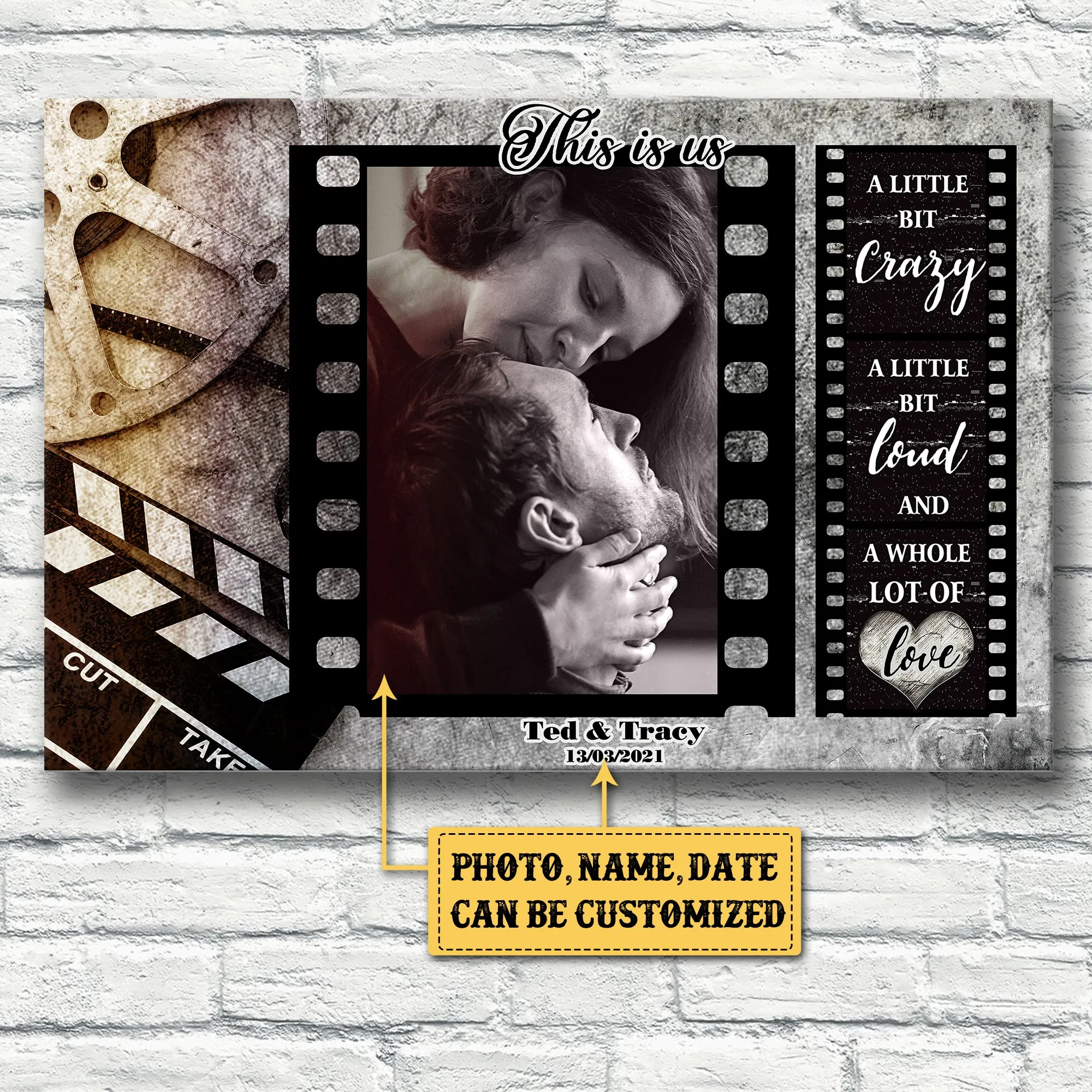 Personalized This Is US Movie Canvas