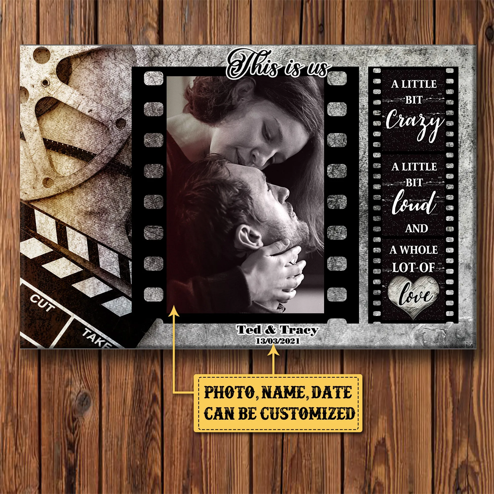 Personalized This Is US Movie Canvas