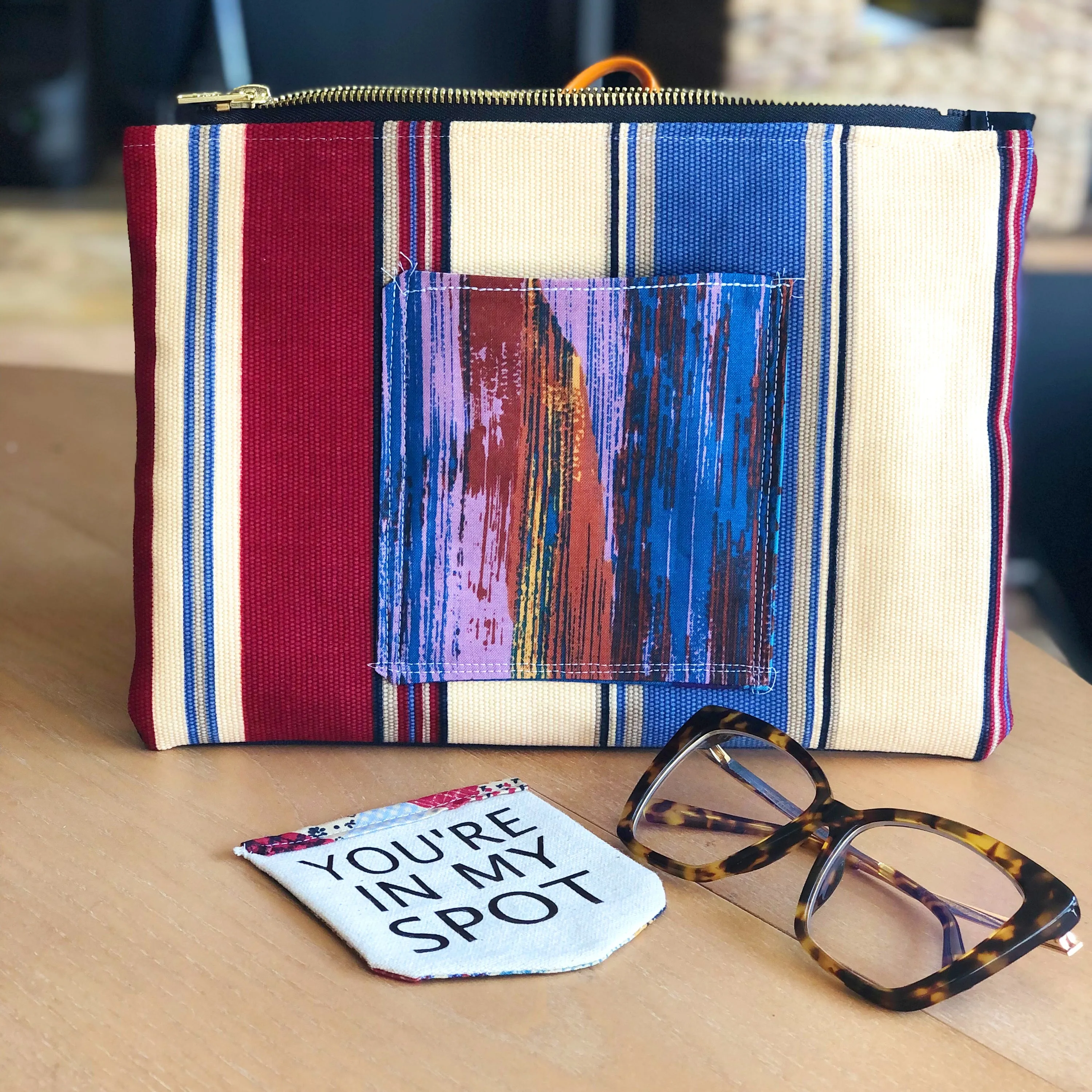 pocket life - canvas zip bag