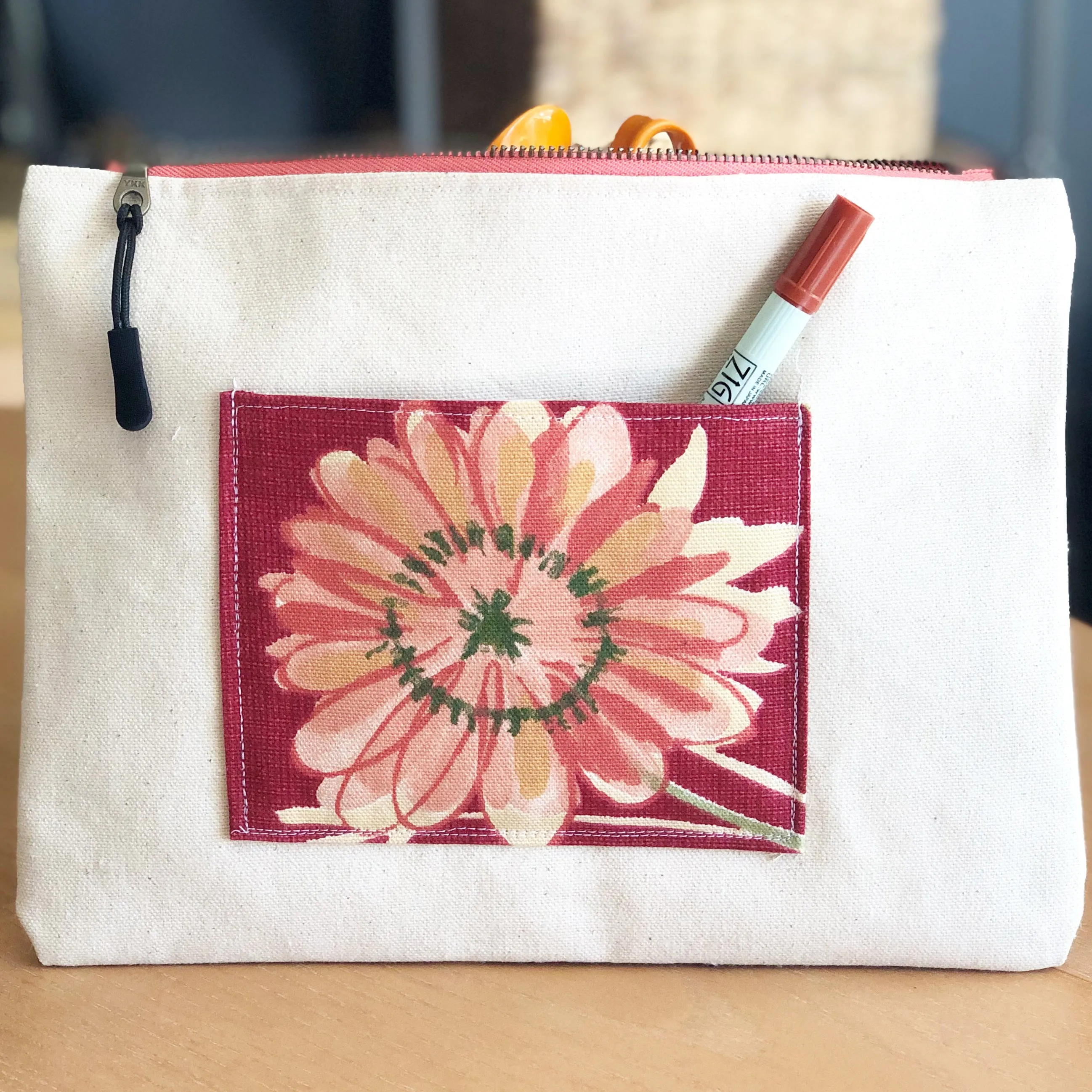 pocket life - canvas zip bag