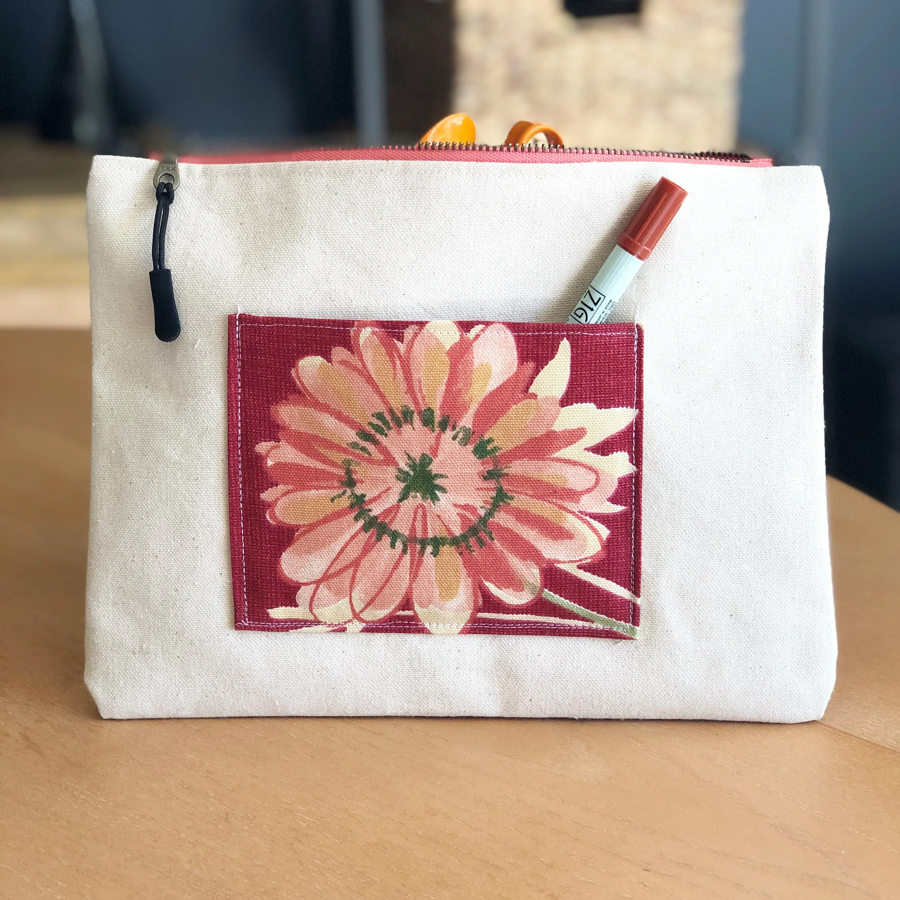 pocket life - canvas zip bag