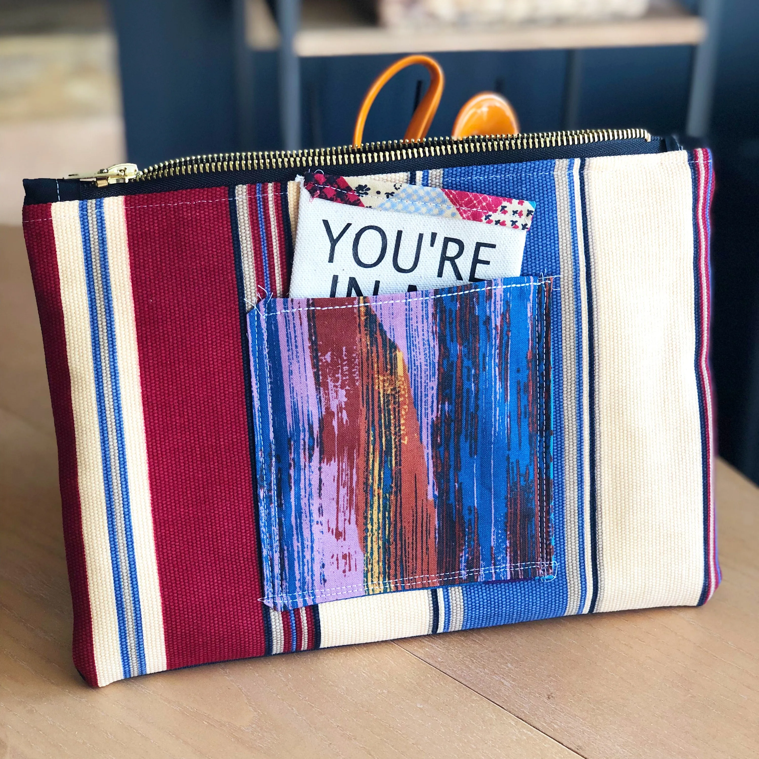 pocket life - canvas zip bag
