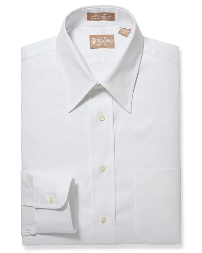 Point Collar Pinpoint White - Tailored