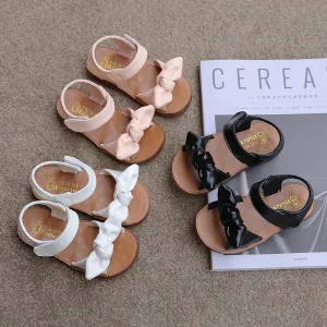 Princess Bow-Knot Leather Shoes