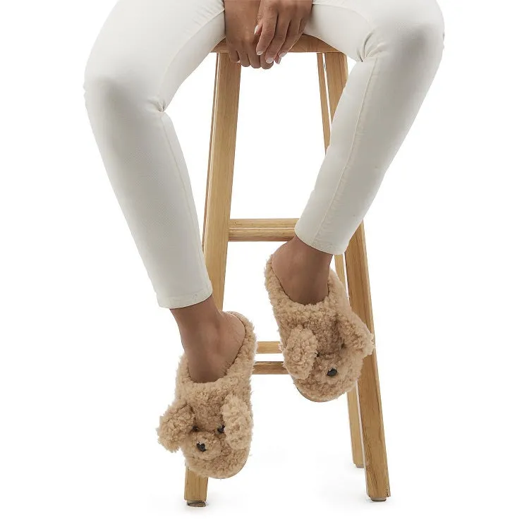 Puppy Love Poodle Slippers