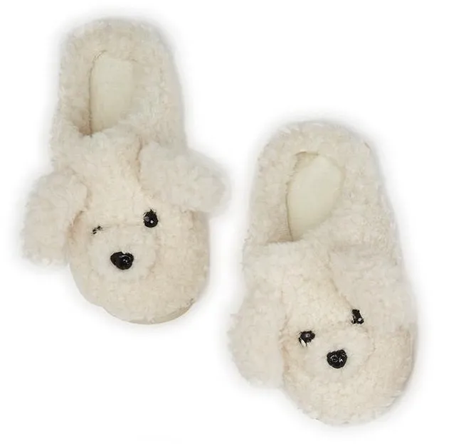 Puppy Love Poodle Slippers