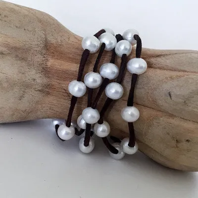 "Dancing Cloud" Freshwater Pearl Bracelet
