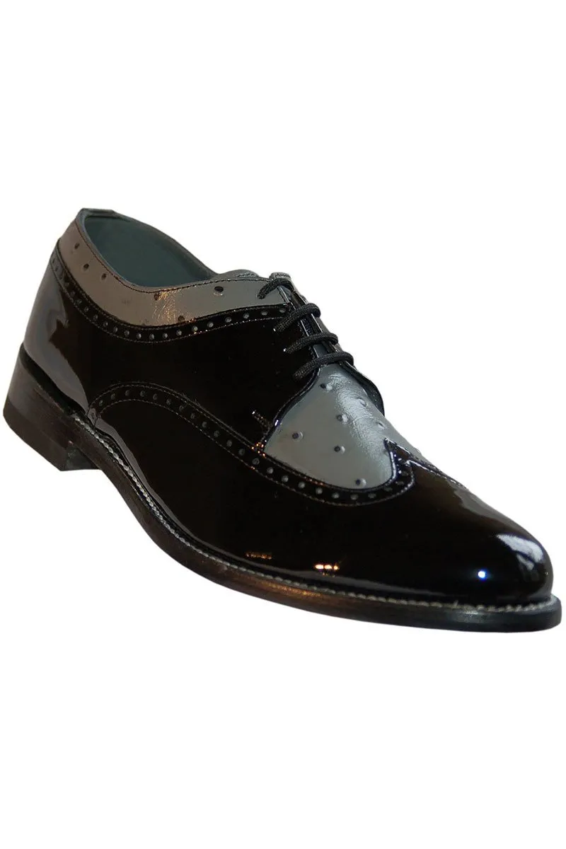 "Spectator" Black and Grey Stacy Baldwin Formal Shoes