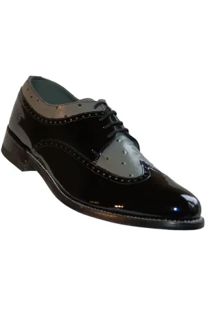 "Spectator" Black and Grey Stacy Baldwin Formal Shoes