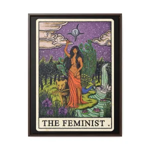 "The Feminist" Premium Gallery Wrap Framed Canvas