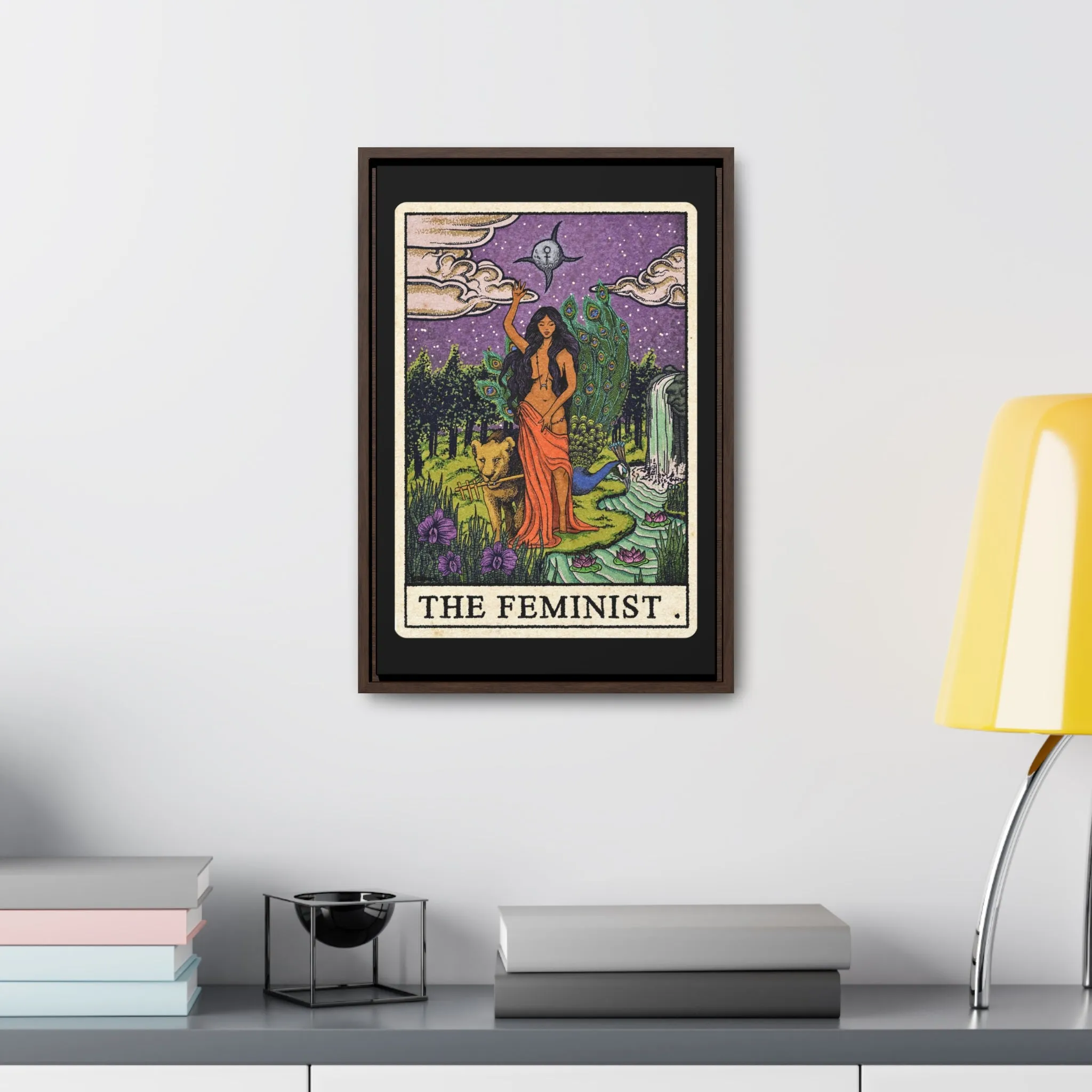 "The Feminist" Premium Gallery Wrap Framed Canvas