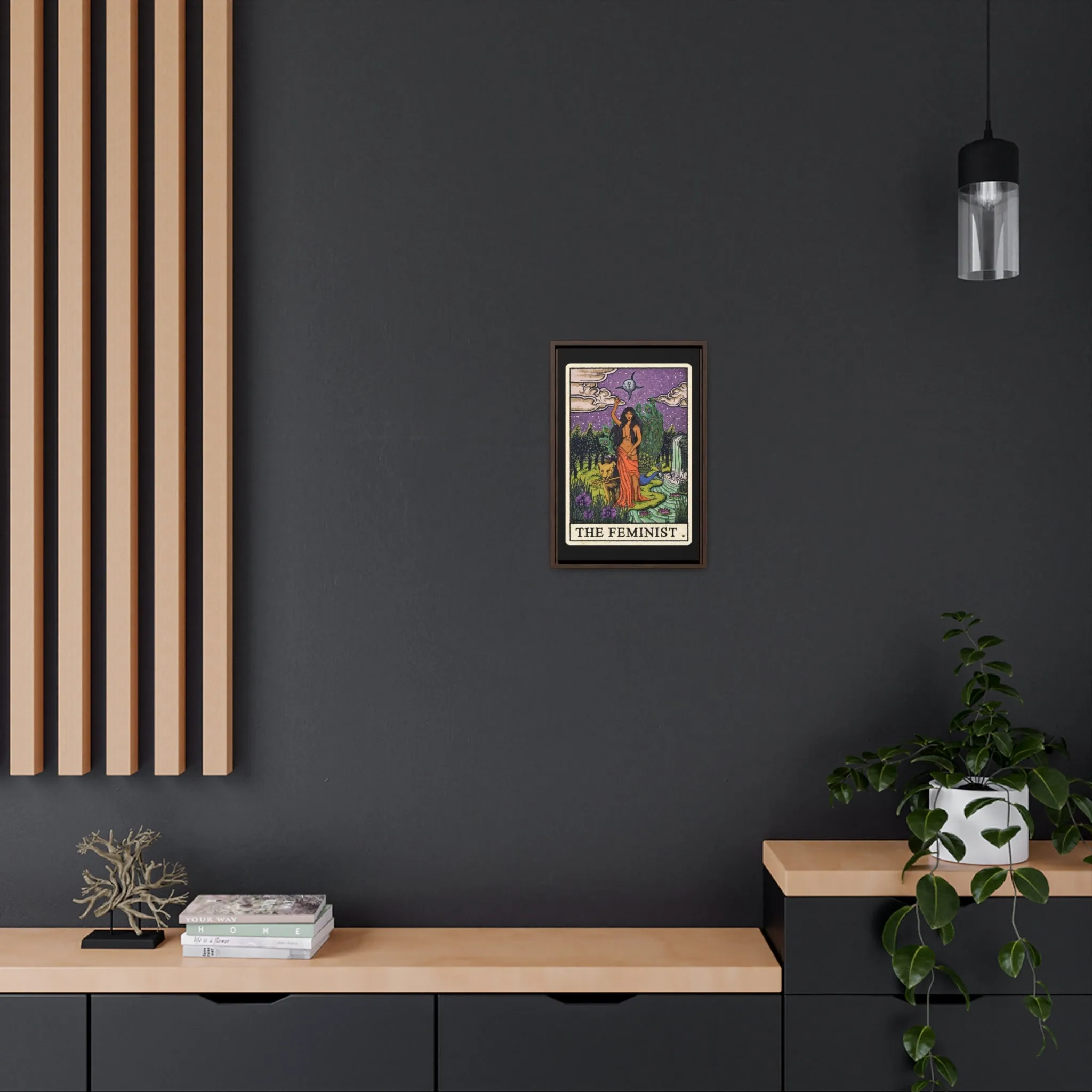 "The Feminist" Premium Gallery Wrap Framed Canvas