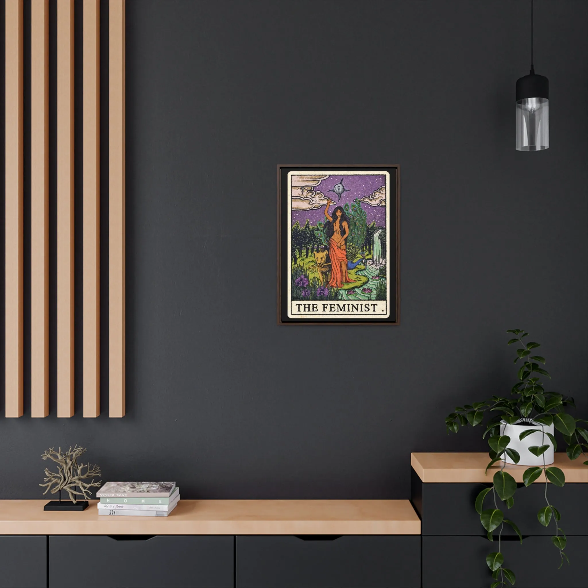 "The Feminist" Premium Gallery Wrap Framed Canvas