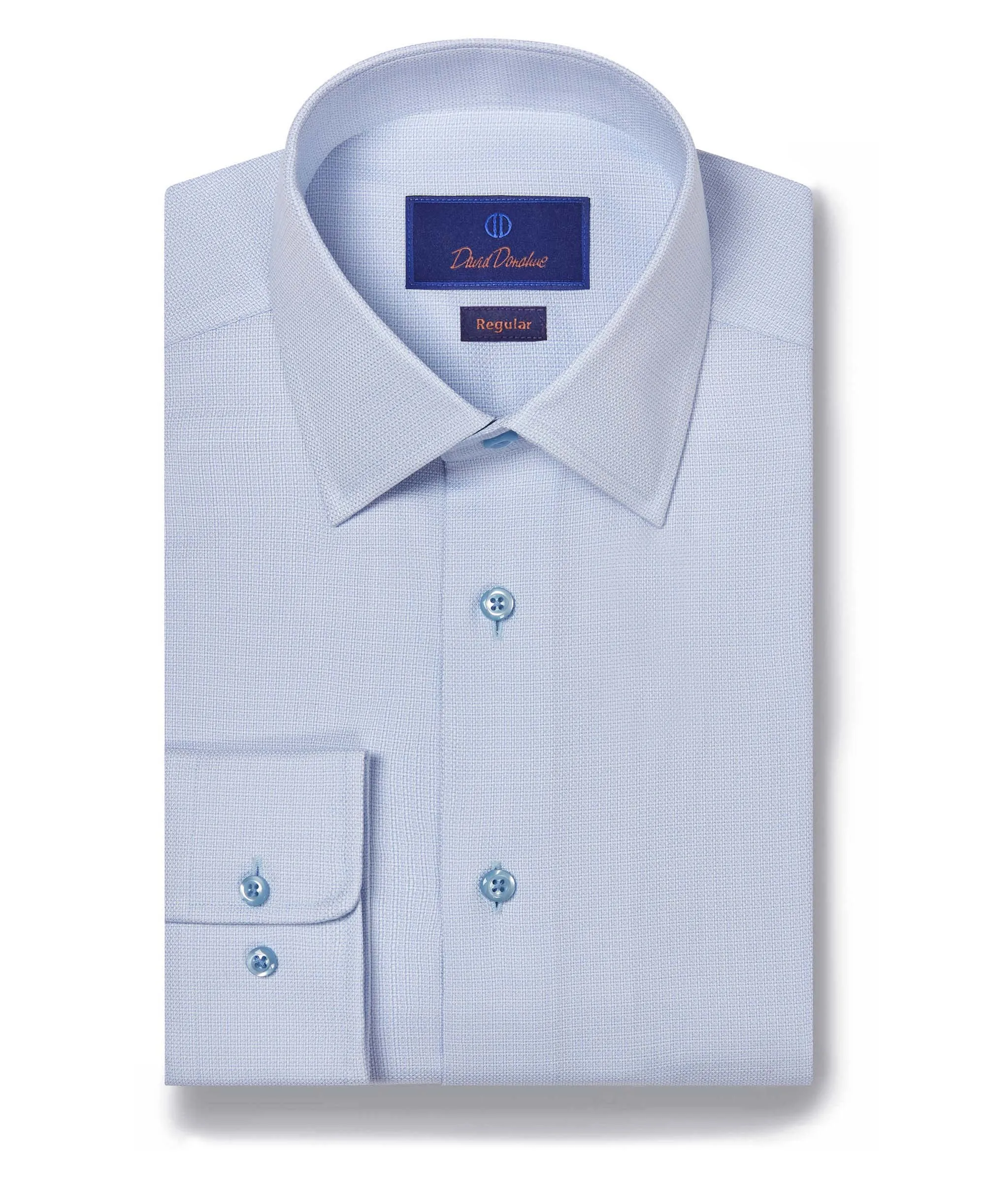 RBSP08001475 | Sky & White Royal Oxford Dress Shirt