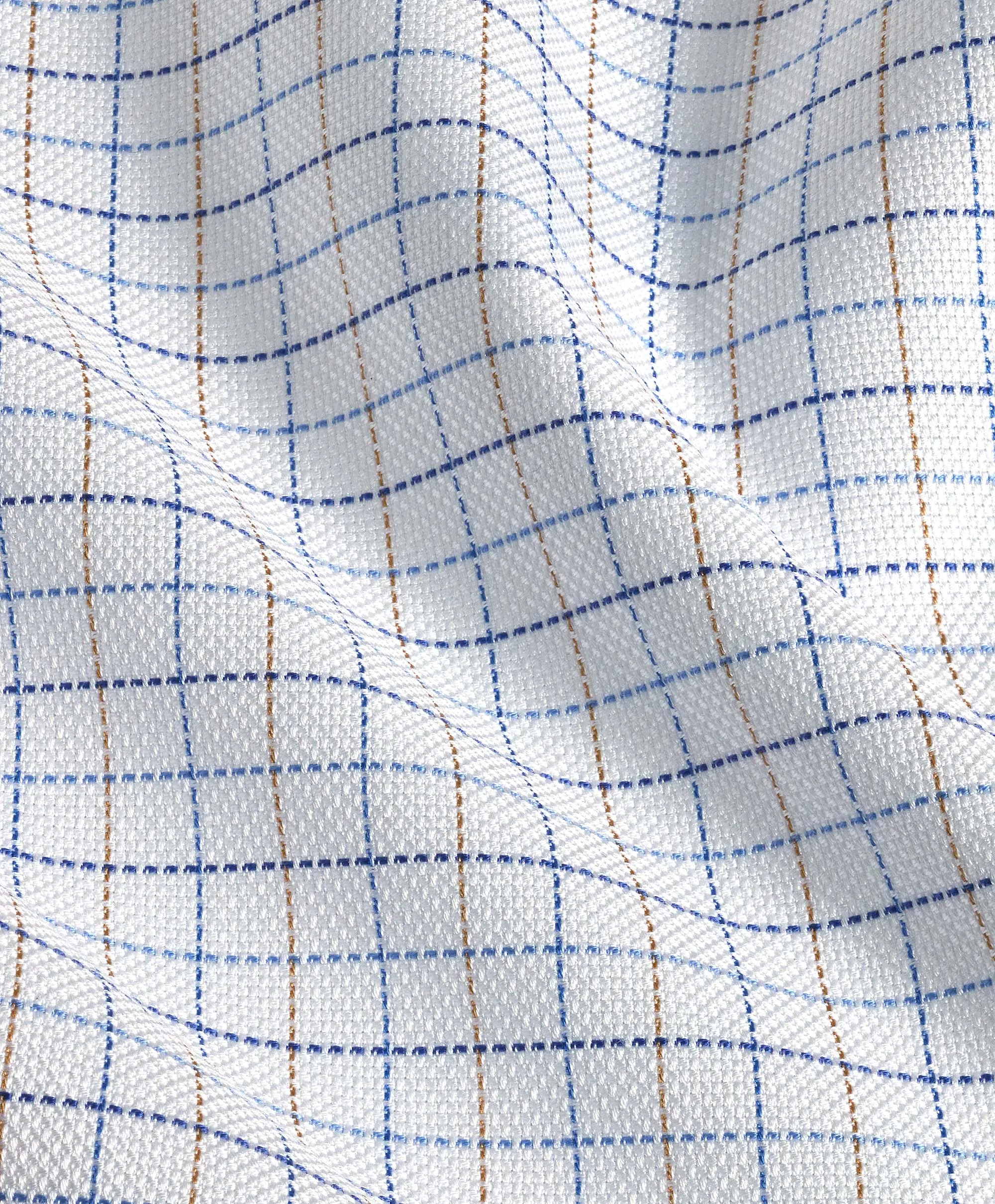RBSP08803124 | White & Dune Royal Oxford Check Dress Shirt