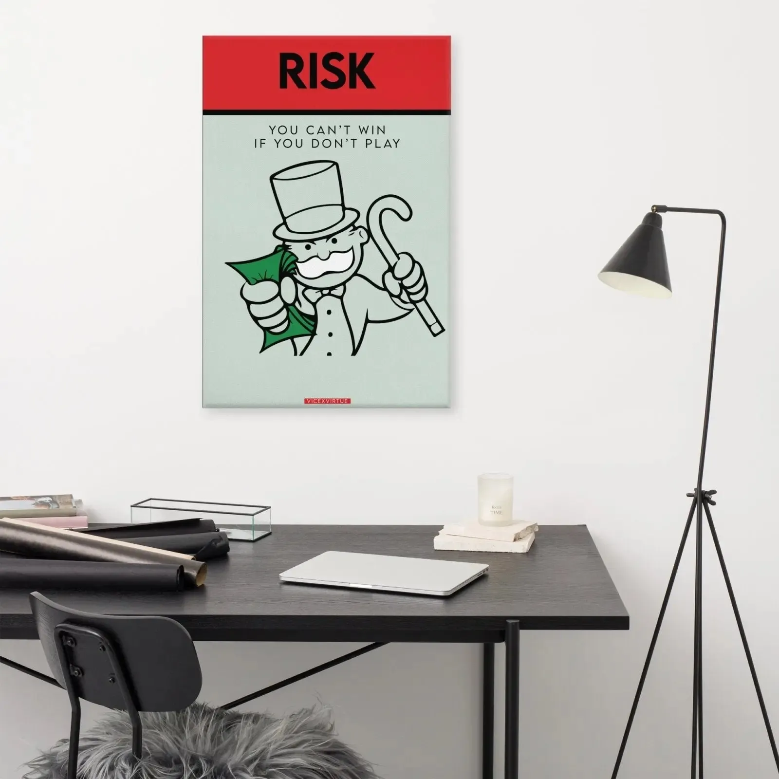 Risk: The Game of Winning – Monopoly Canvas Print