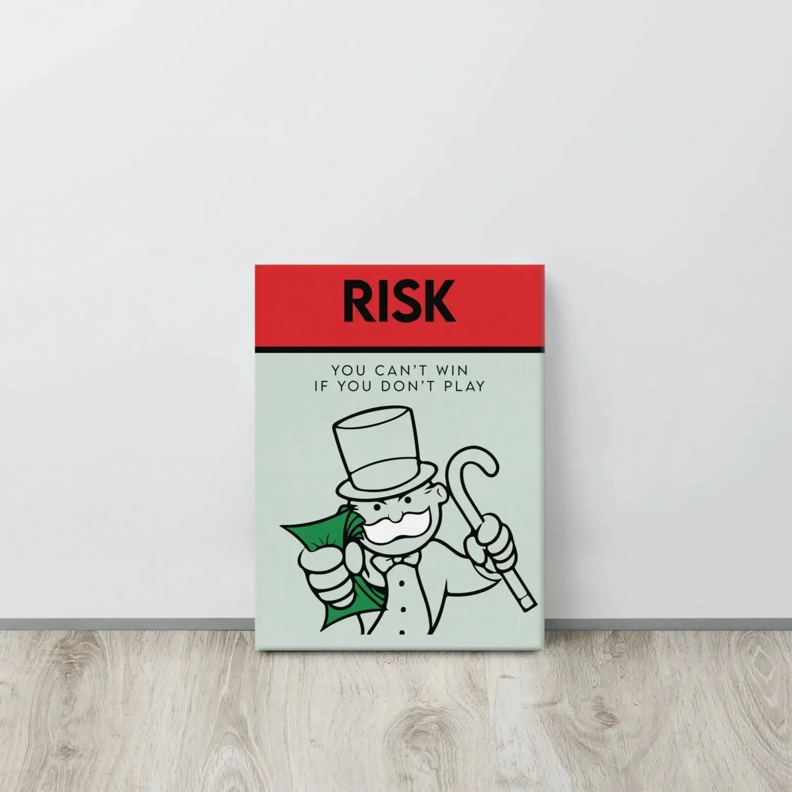 Risk: The Game of Winning – Monopoly Canvas Print
