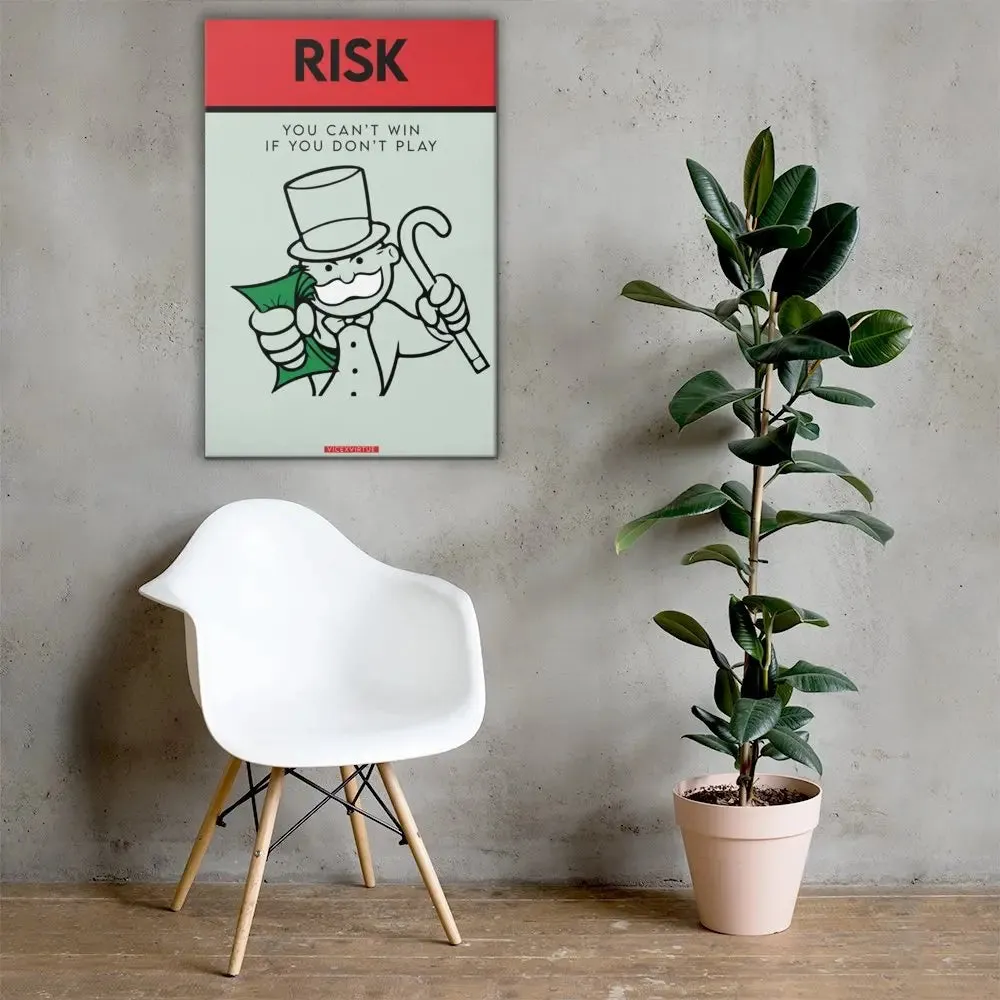Risk: The Game of Winning – Monopoly Canvas Print