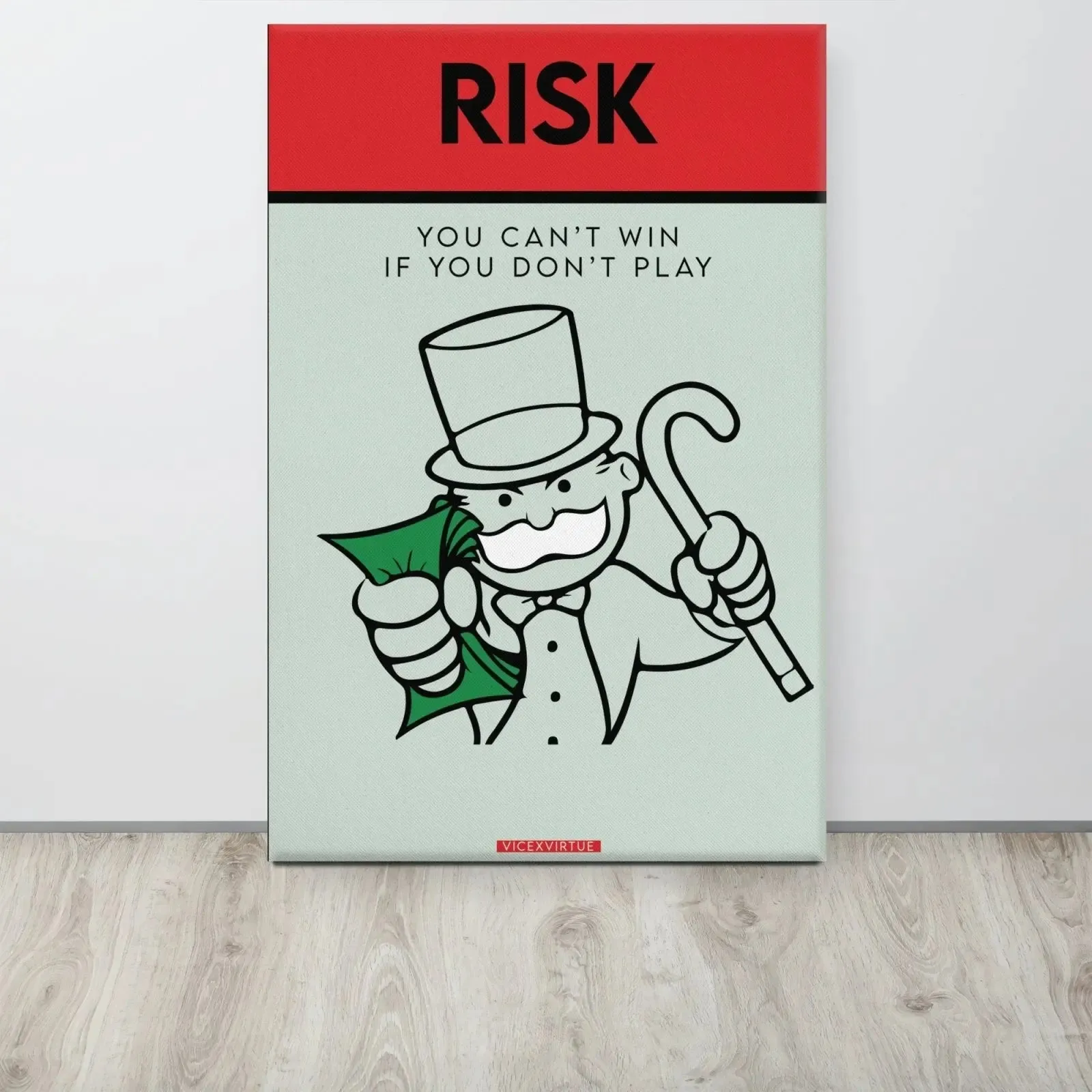 Risk: The Game of Winning – Monopoly Canvas Print