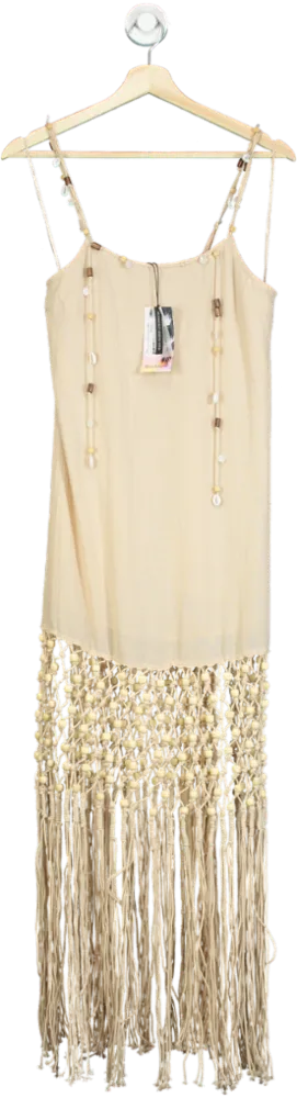 River Island Cream Crochet Dress XS