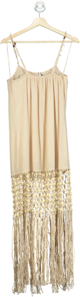 River Island Cream Crochet Dress XS