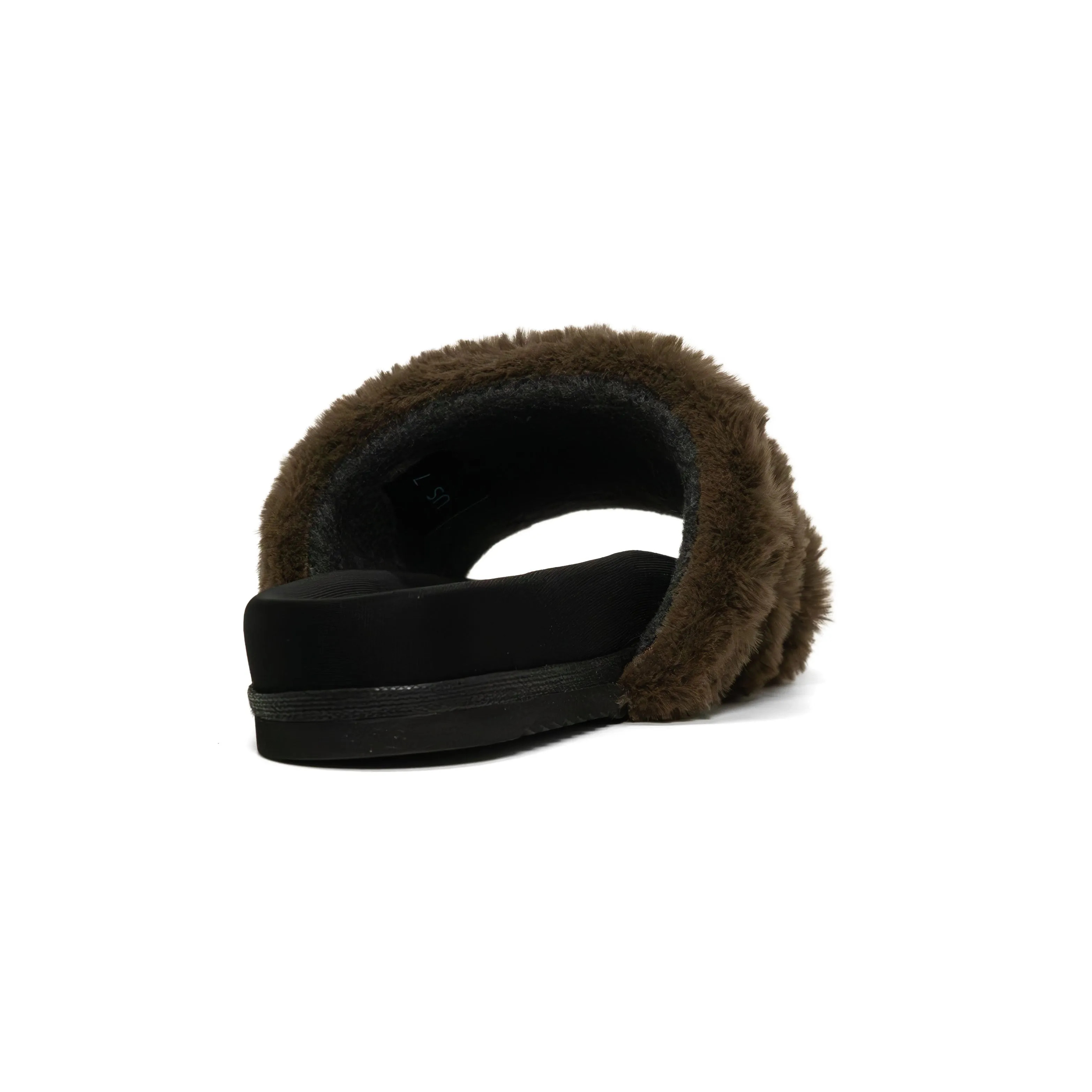 ROAM BUNNY SLIDER KHAKI FAUX FUR