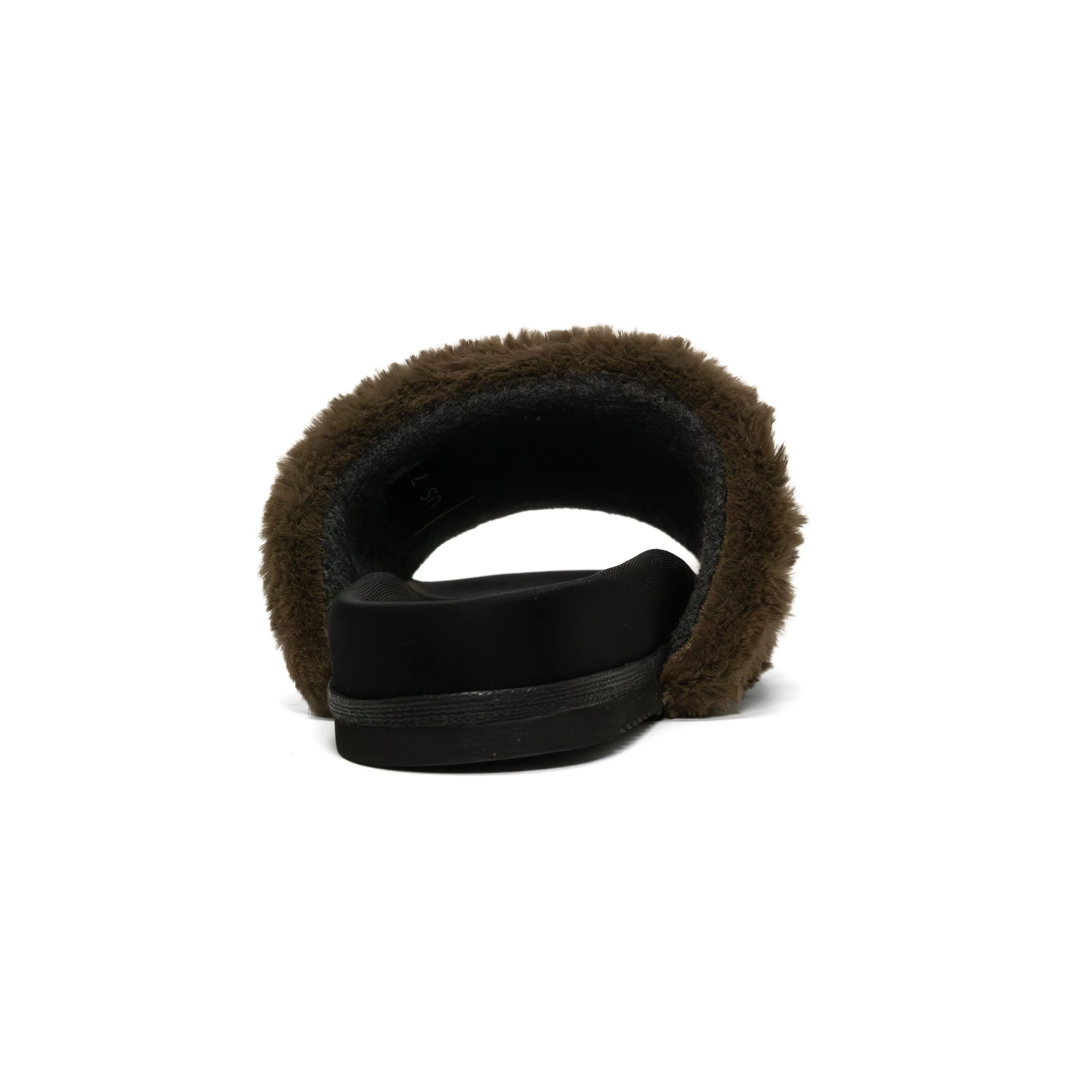 ROAM BUNNY SLIDER KHAKI FAUX FUR