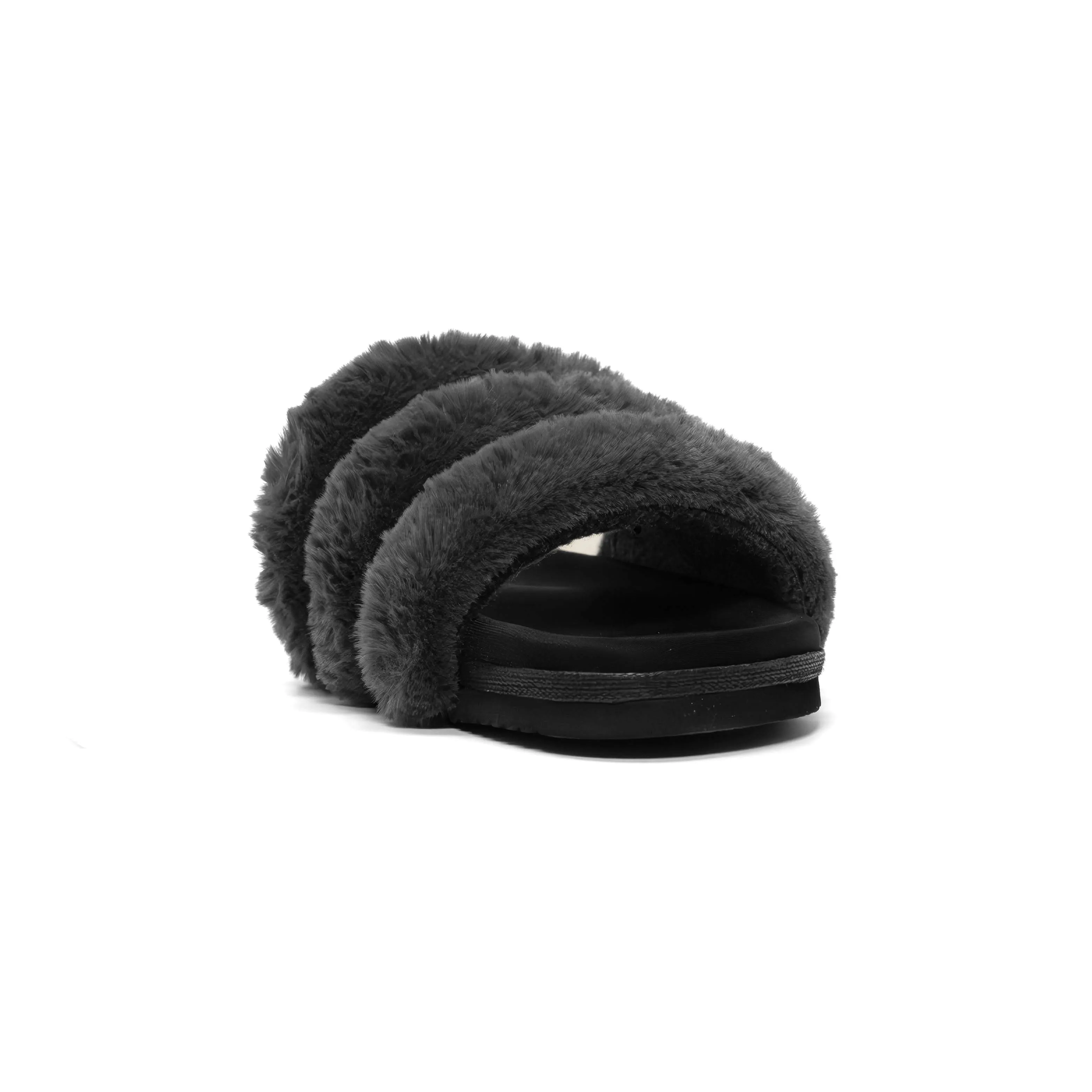 ROAM BUNNY SLIDER KHAKI FAUX FUR