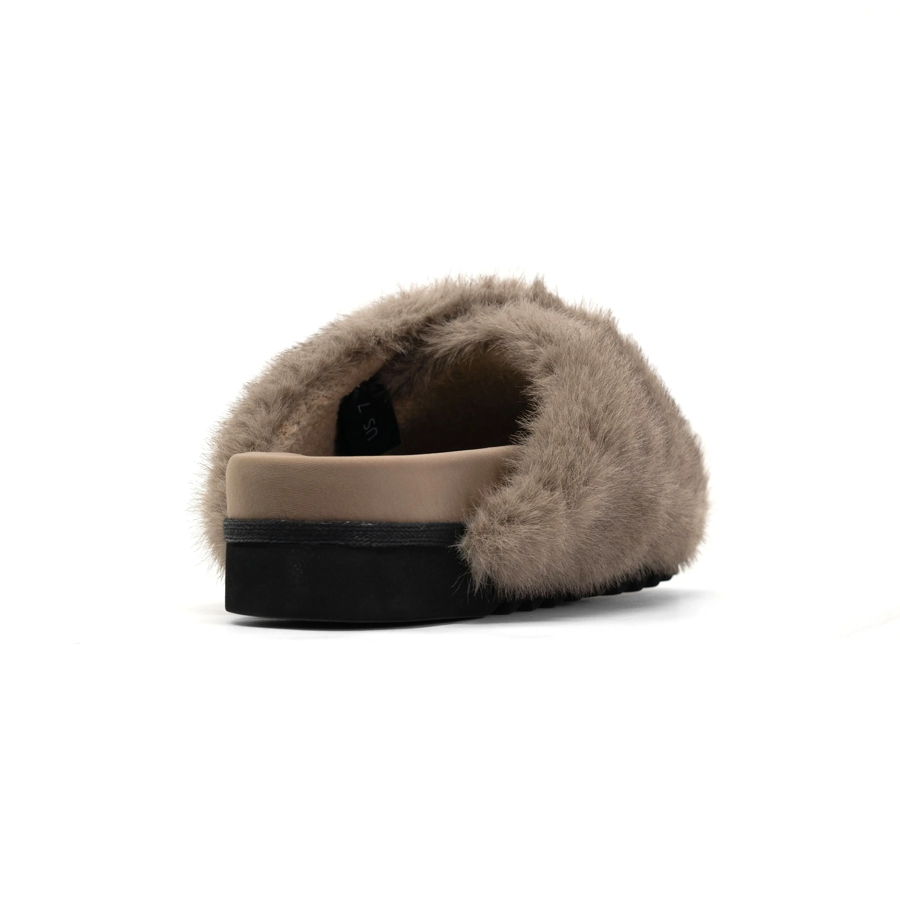 ROAM CLOUD SLIPPERS DRIFTWOOD FAUX FUR
