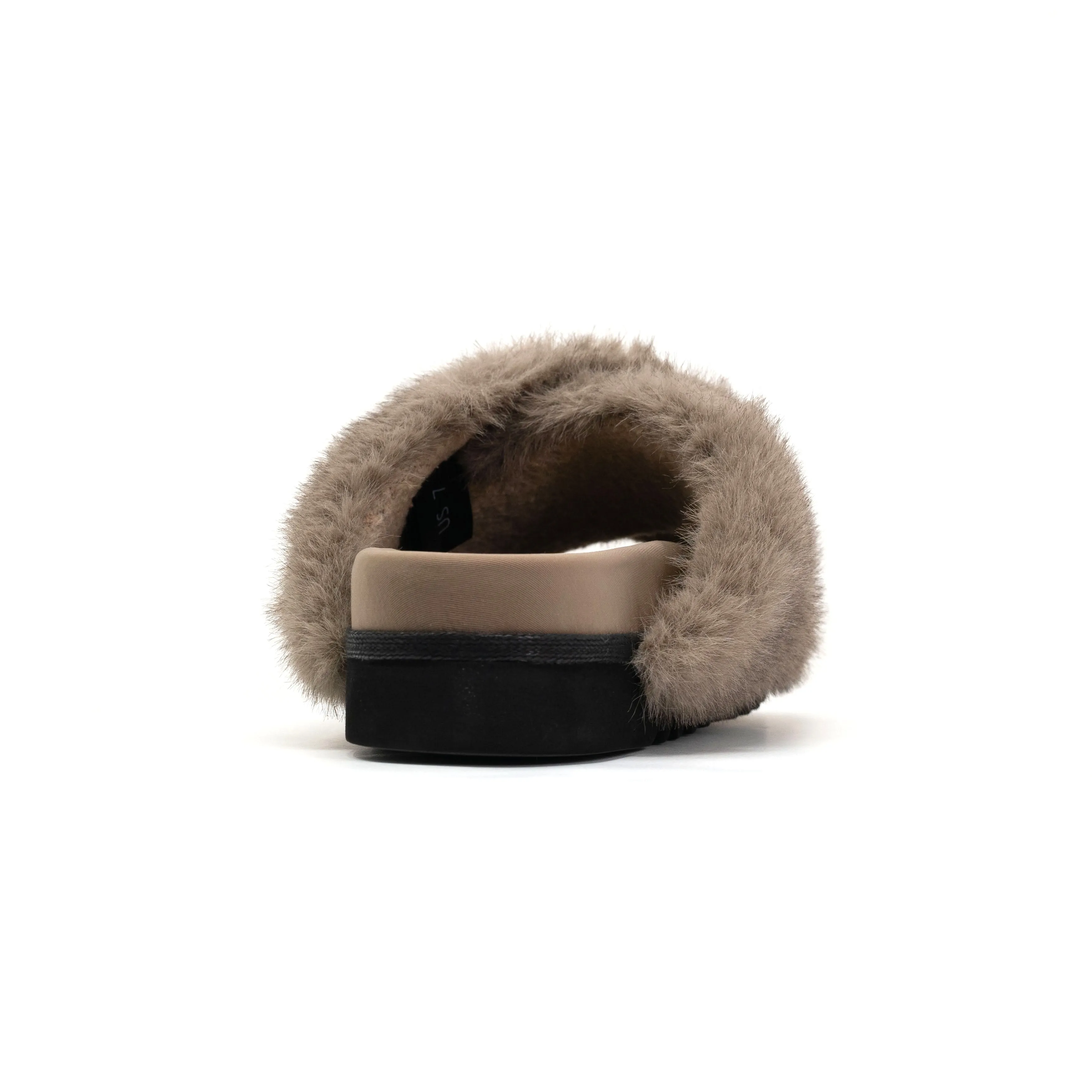 ROAM CLOUD SLIPPERS DRIFTWOOD FAUX FUR