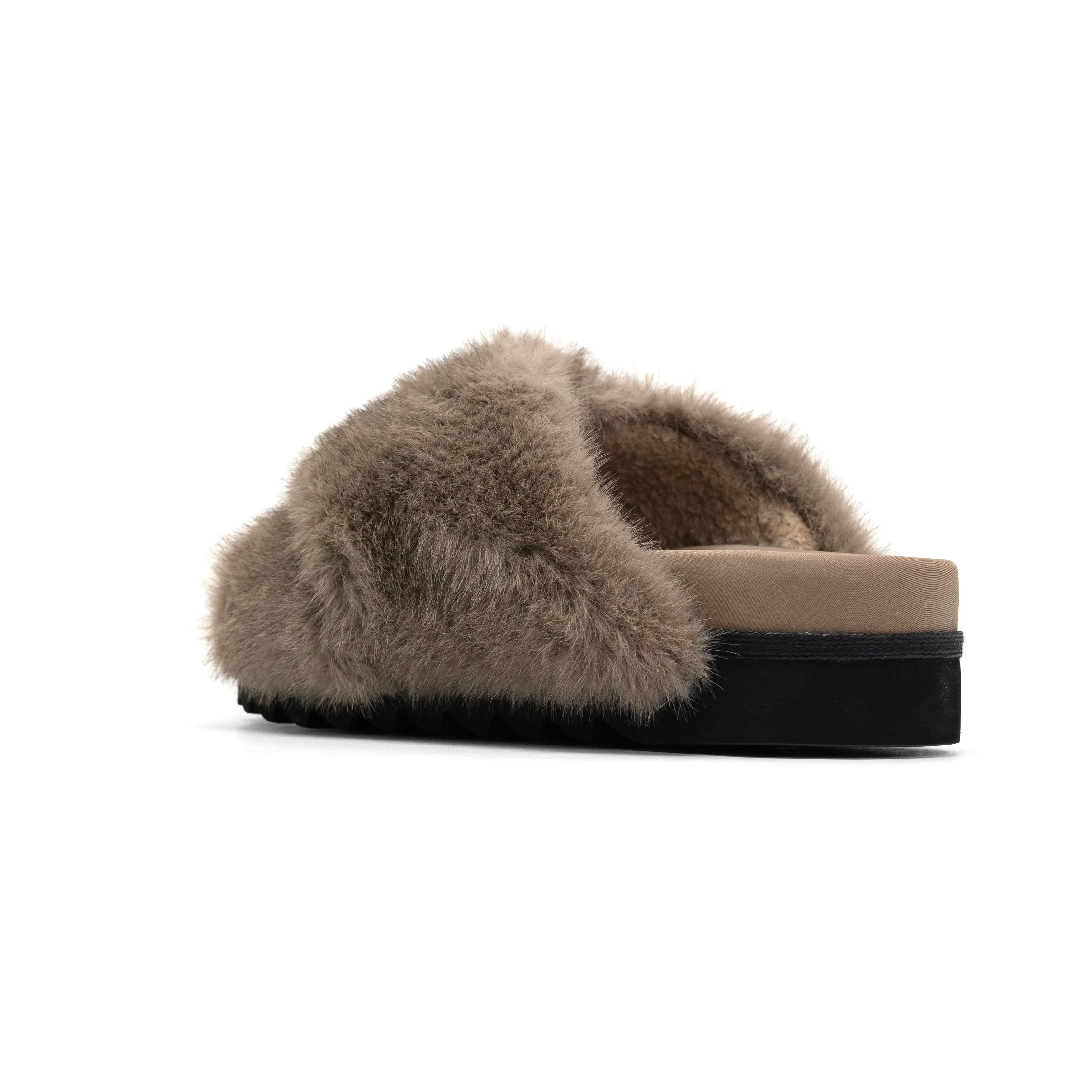 ROAM CLOUD SLIPPERS DRIFTWOOD FAUX FUR