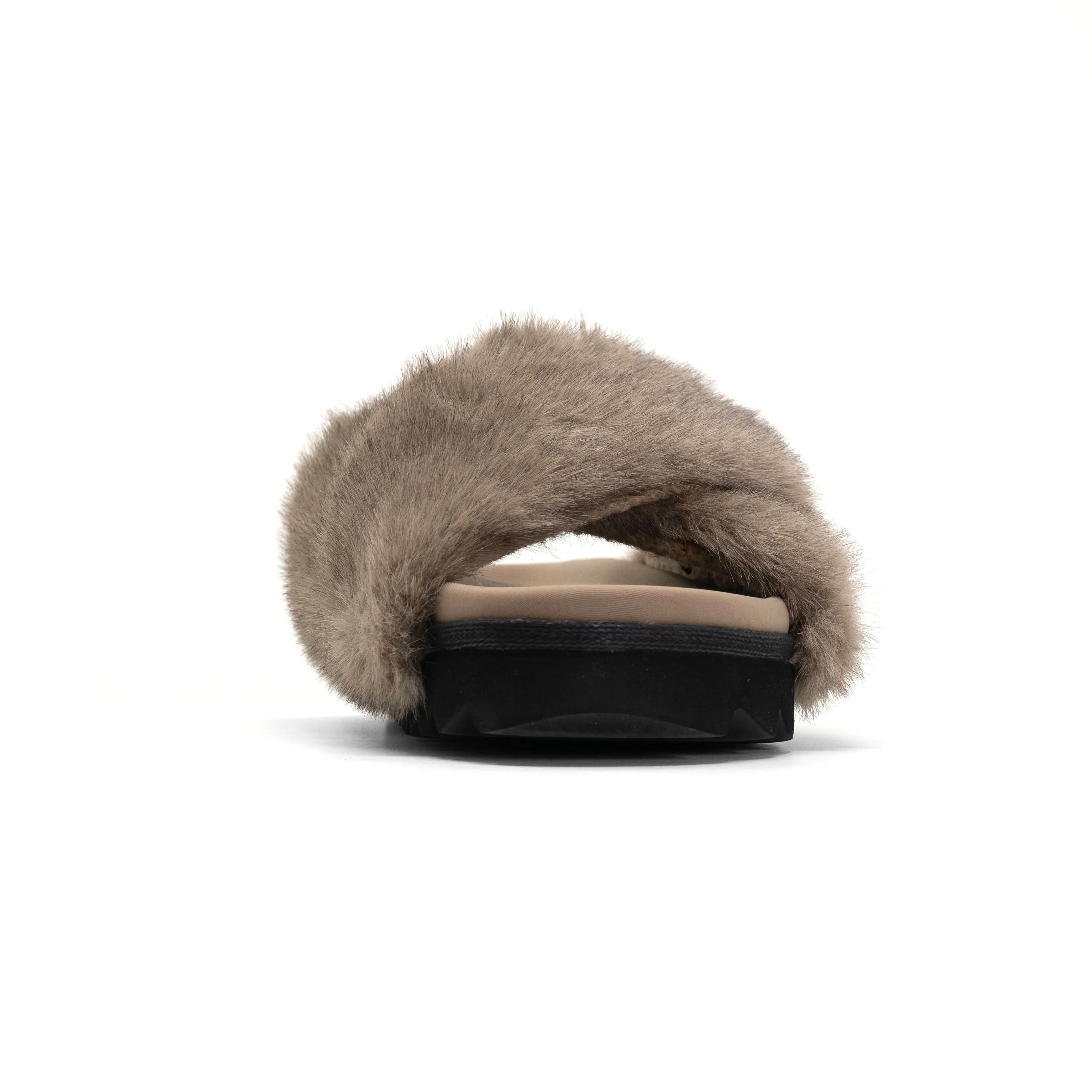 ROAM CLOUD SLIPPERS DRIFTWOOD FAUX FUR