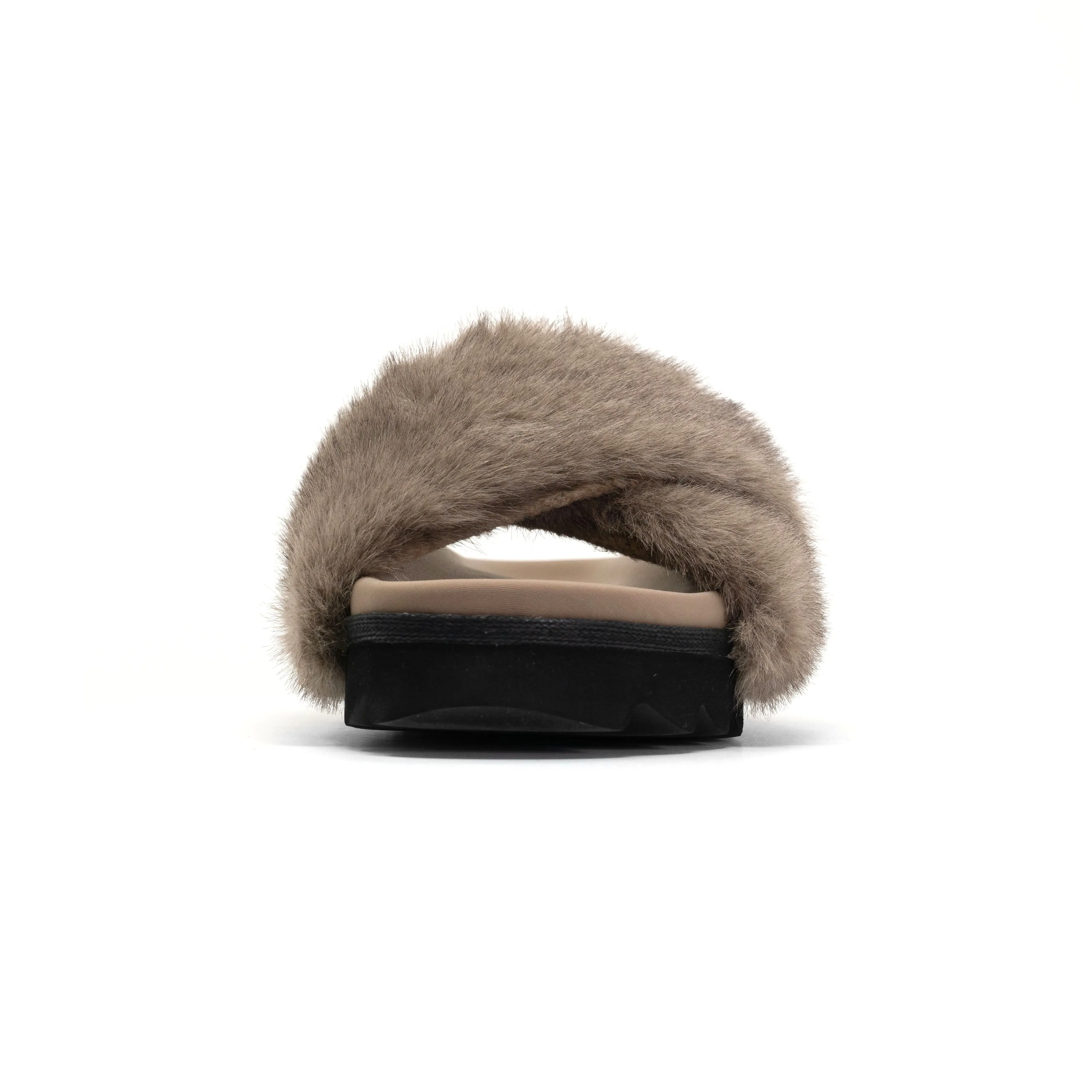 ROAM CLOUD SLIPPERS DRIFTWOOD FAUX FUR
