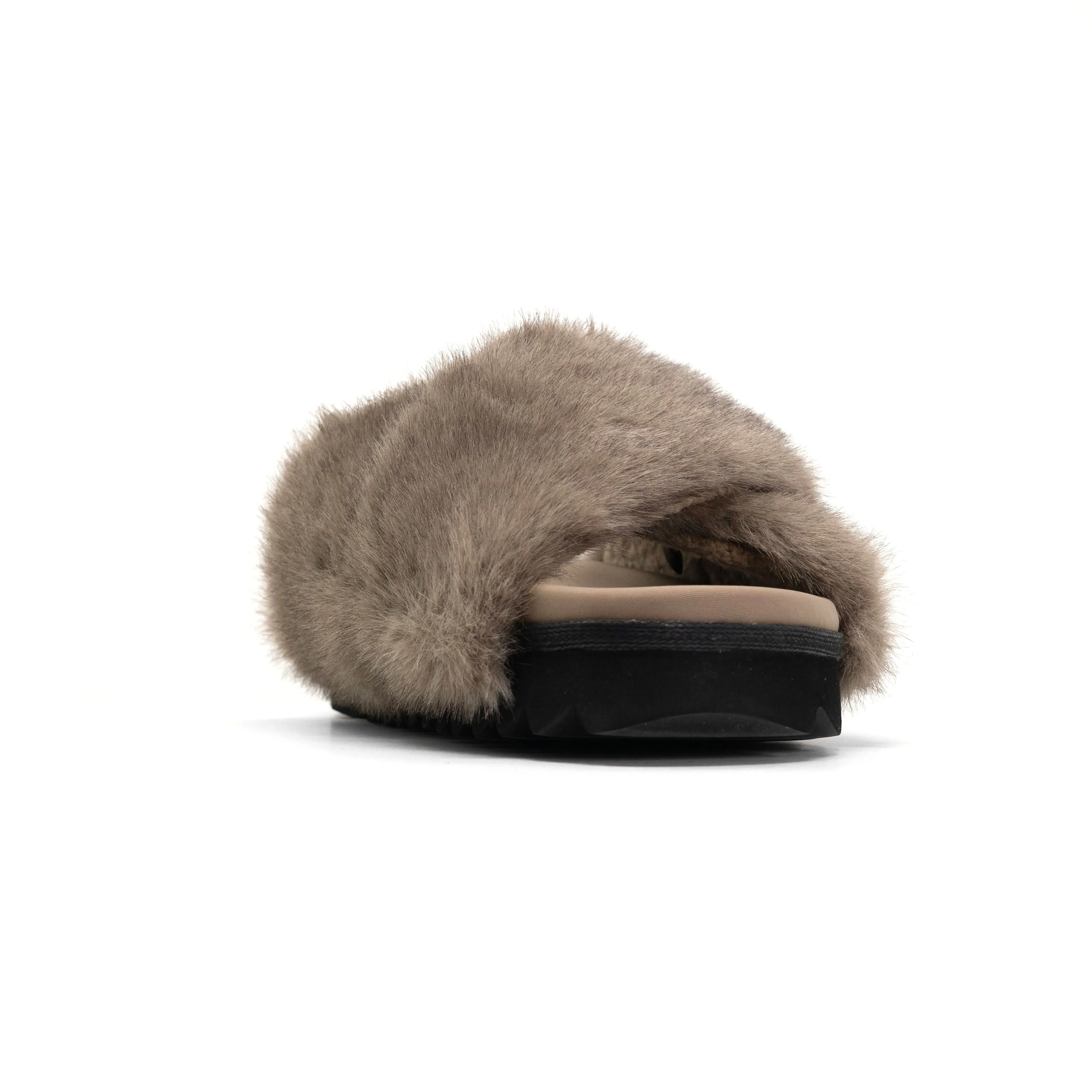 ROAM CLOUD SLIPPERS DRIFTWOOD FAUX FUR