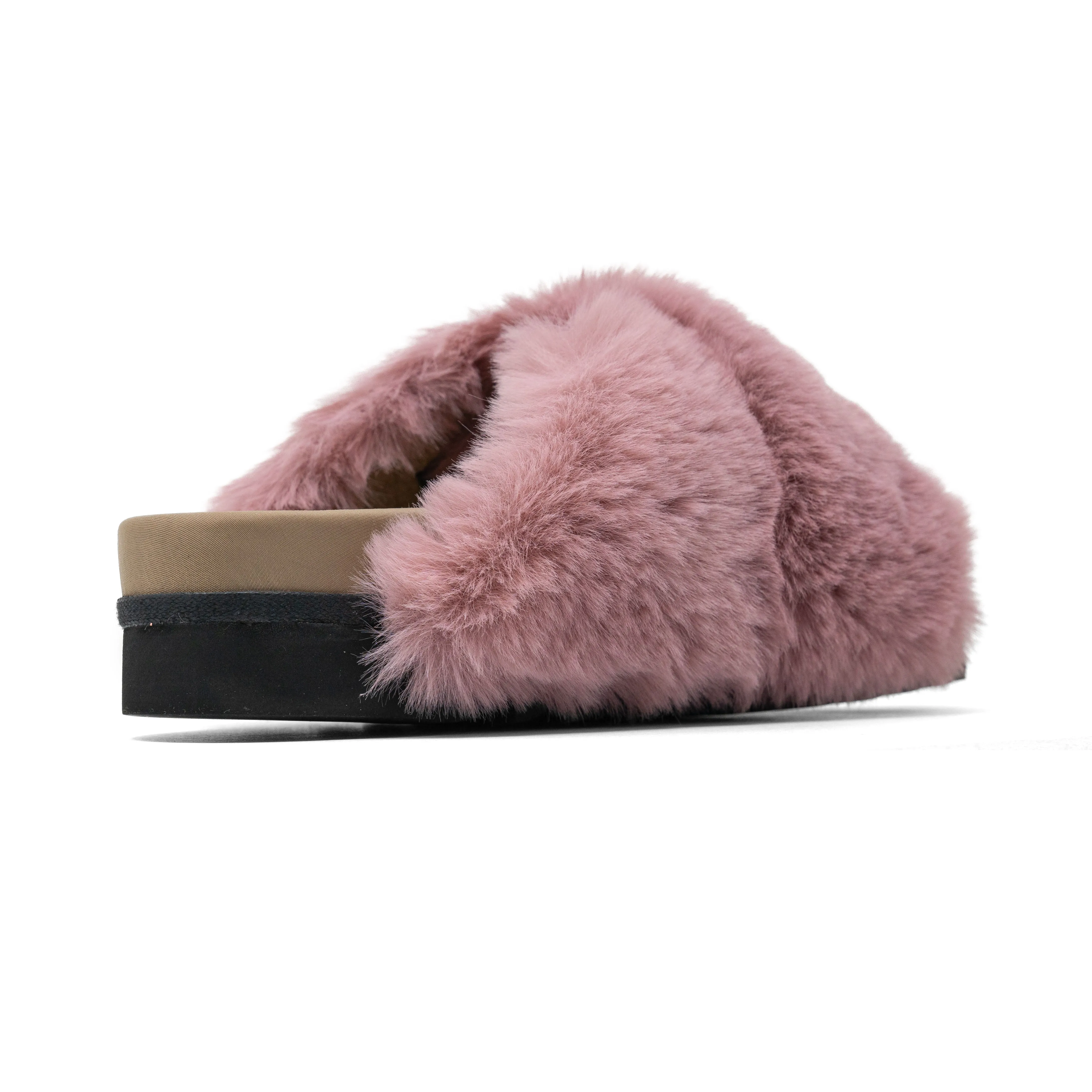 ROAM CLOUD SLIPPERS ROSE FAUX FUR