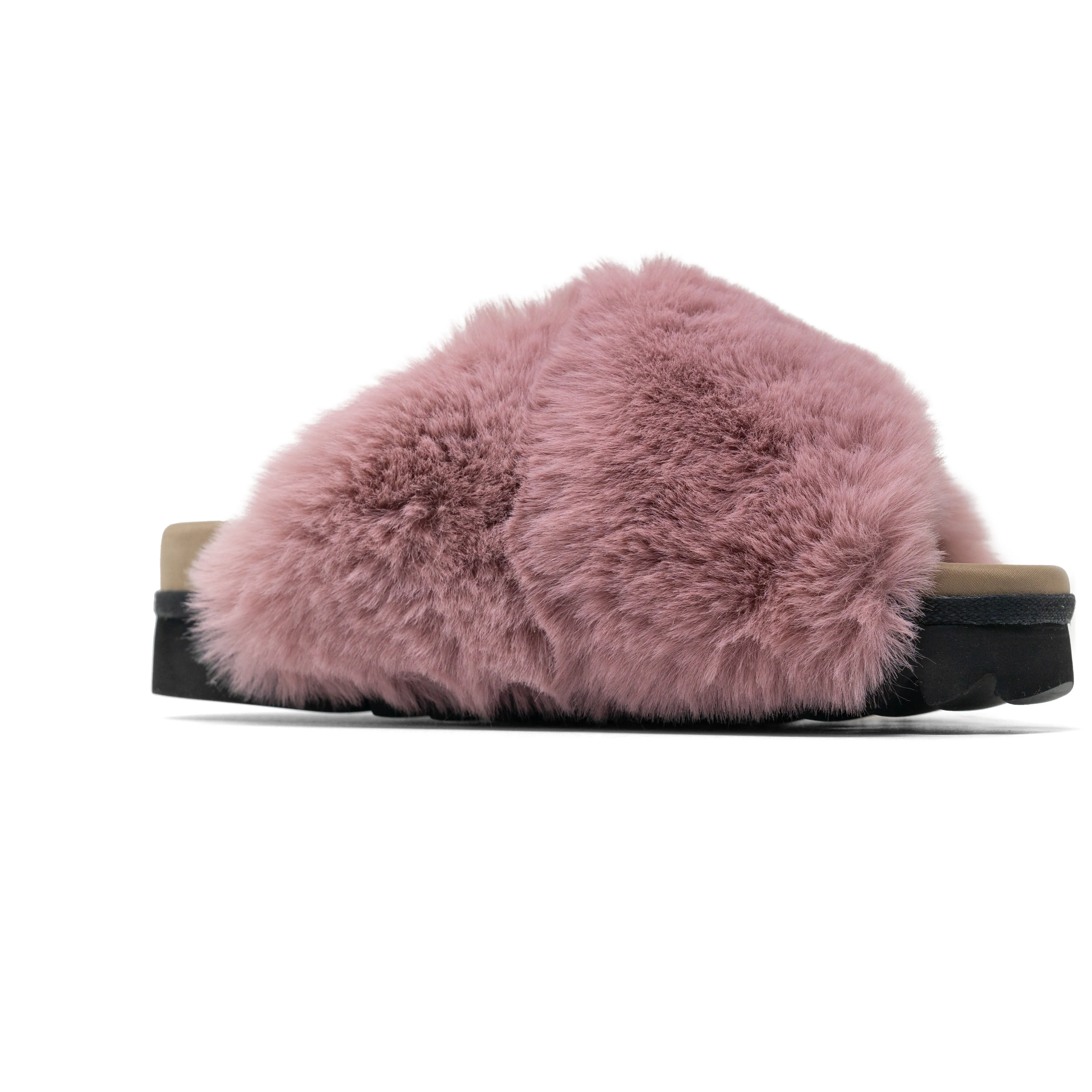 ROAM CLOUD SLIPPERS ROSE FAUX FUR