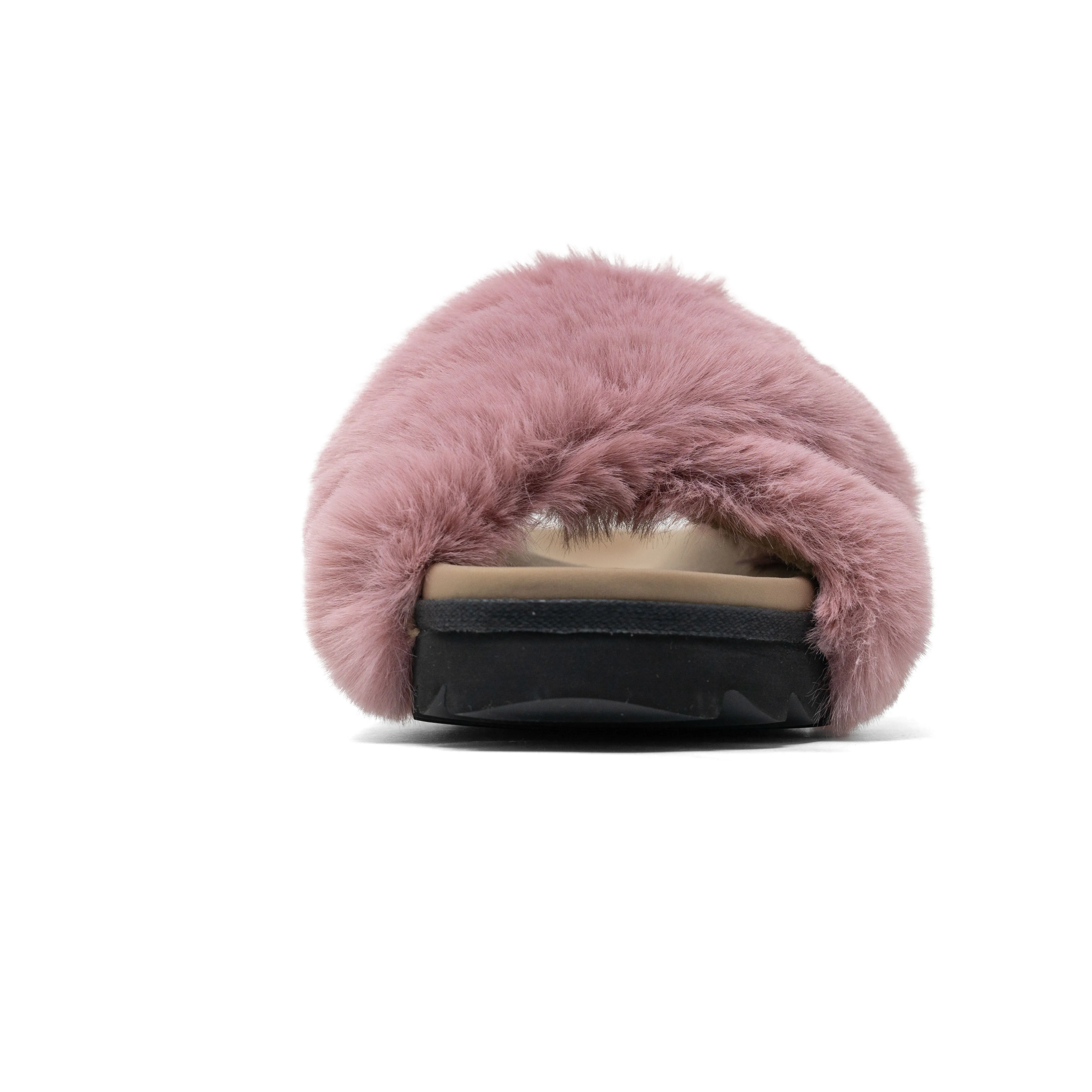 ROAM CLOUD SLIPPERS ROSE FAUX FUR