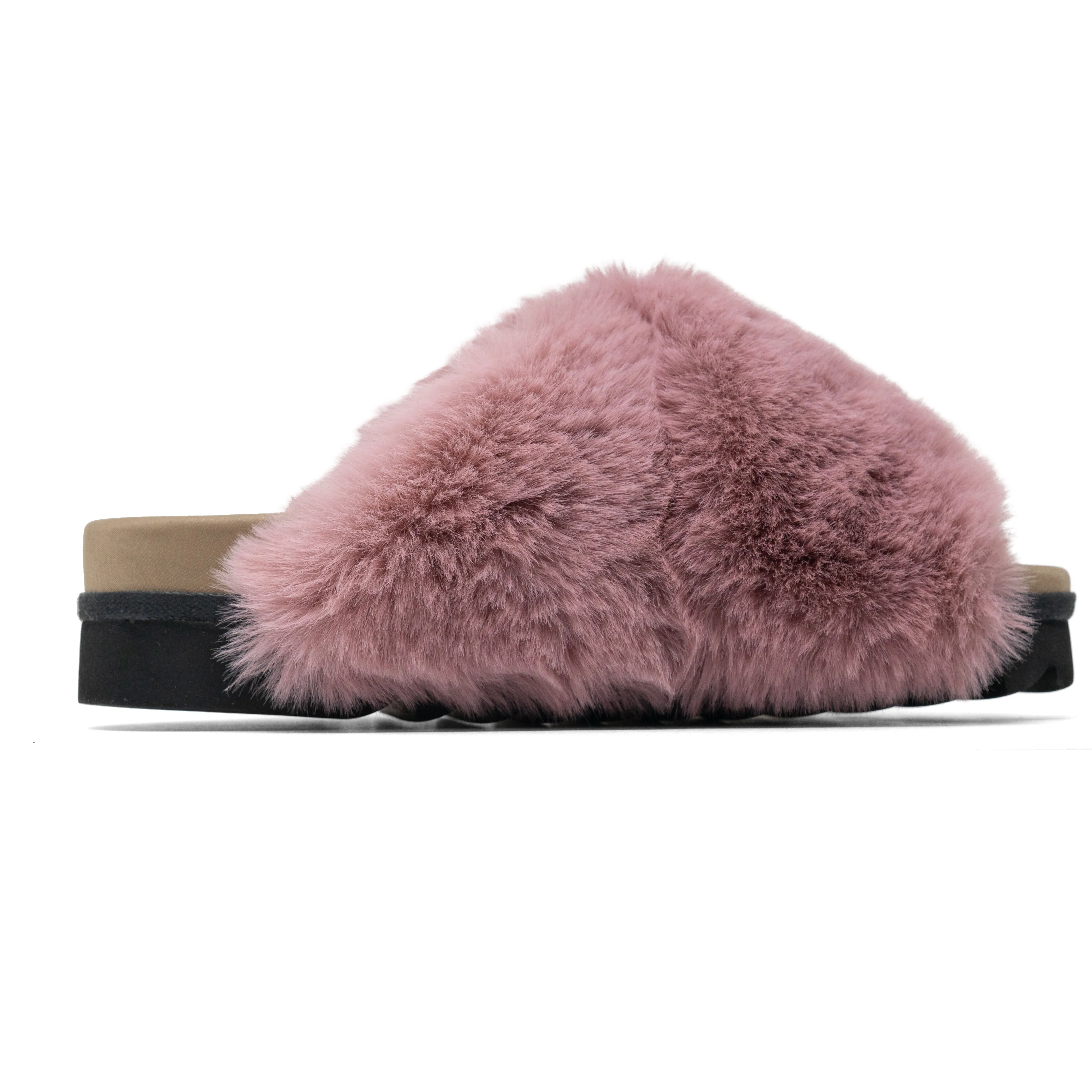 ROAM CLOUD SLIPPERS ROSE FAUX FUR