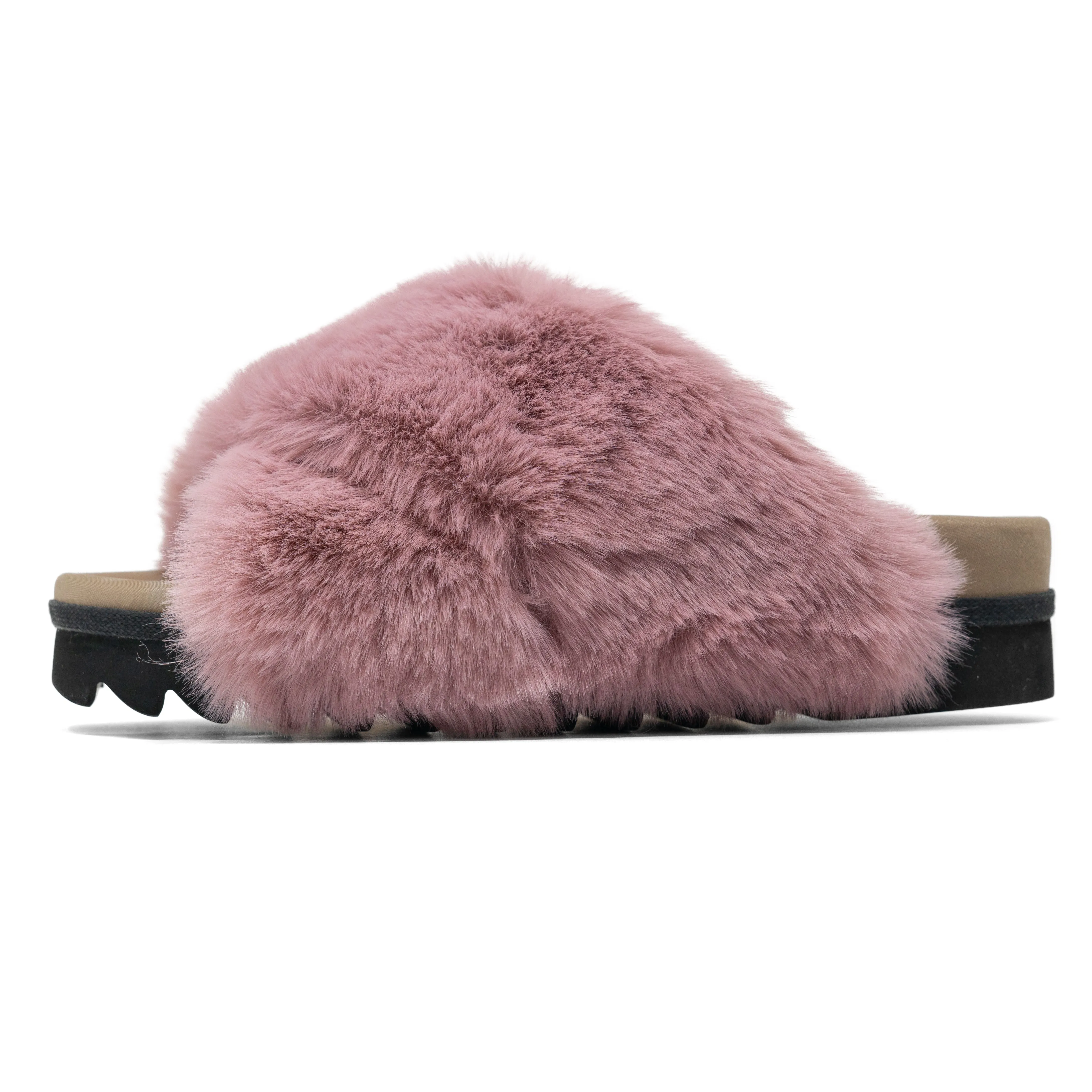 ROAM CLOUD SLIPPERS ROSE FAUX FUR