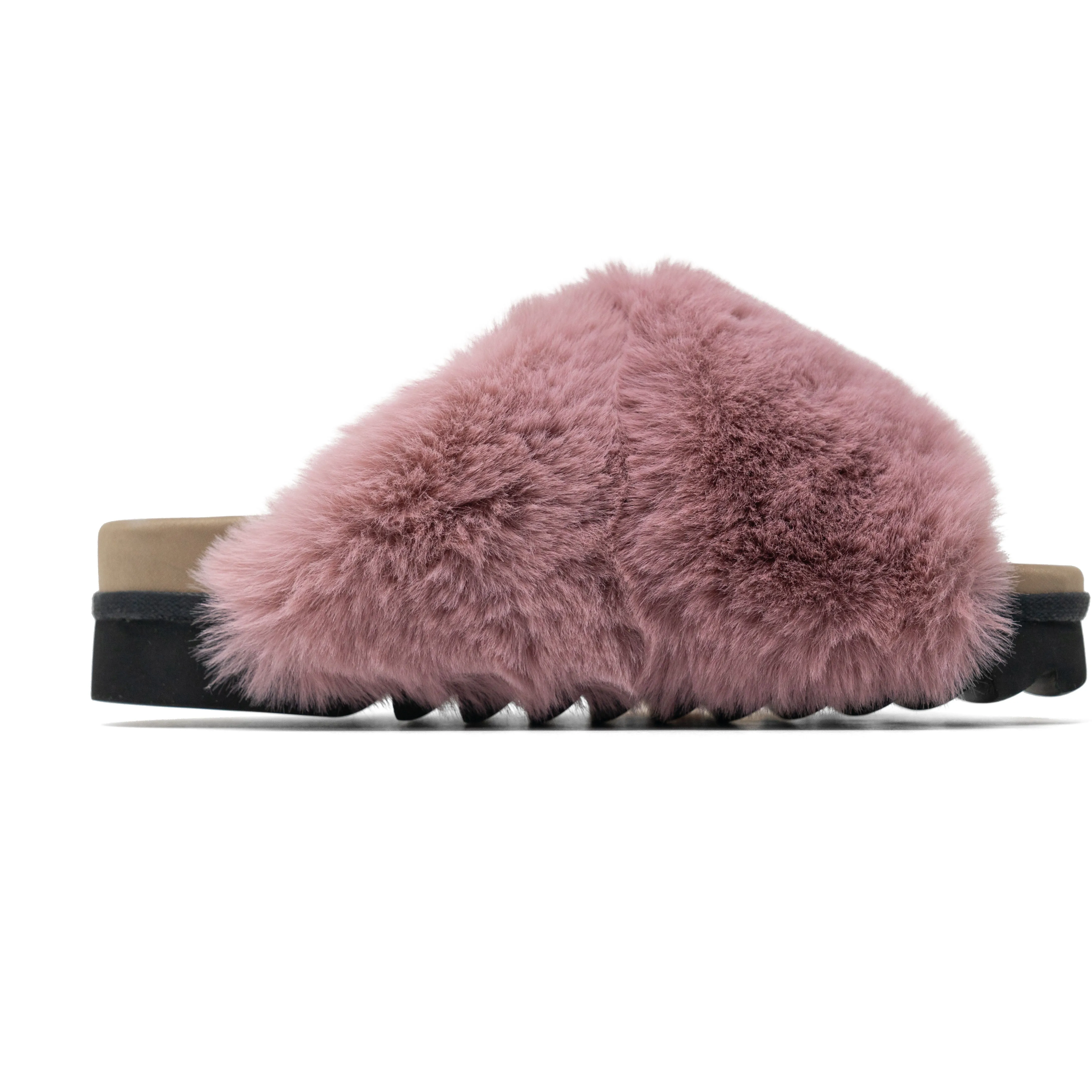 ROAM CLOUD SLIPPERS ROSE FAUX FUR