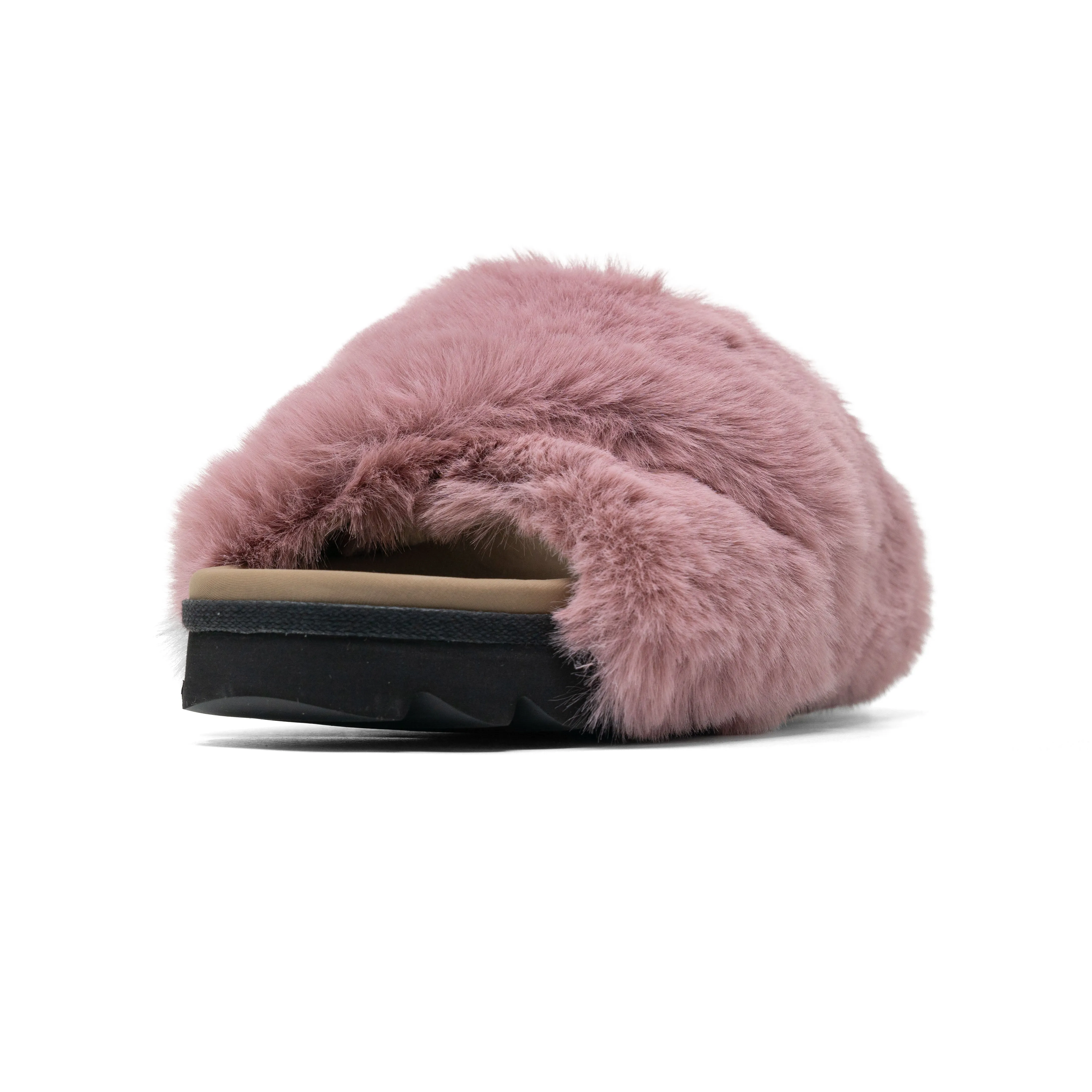 ROAM CLOUD SLIPPERS ROSE FAUX FUR