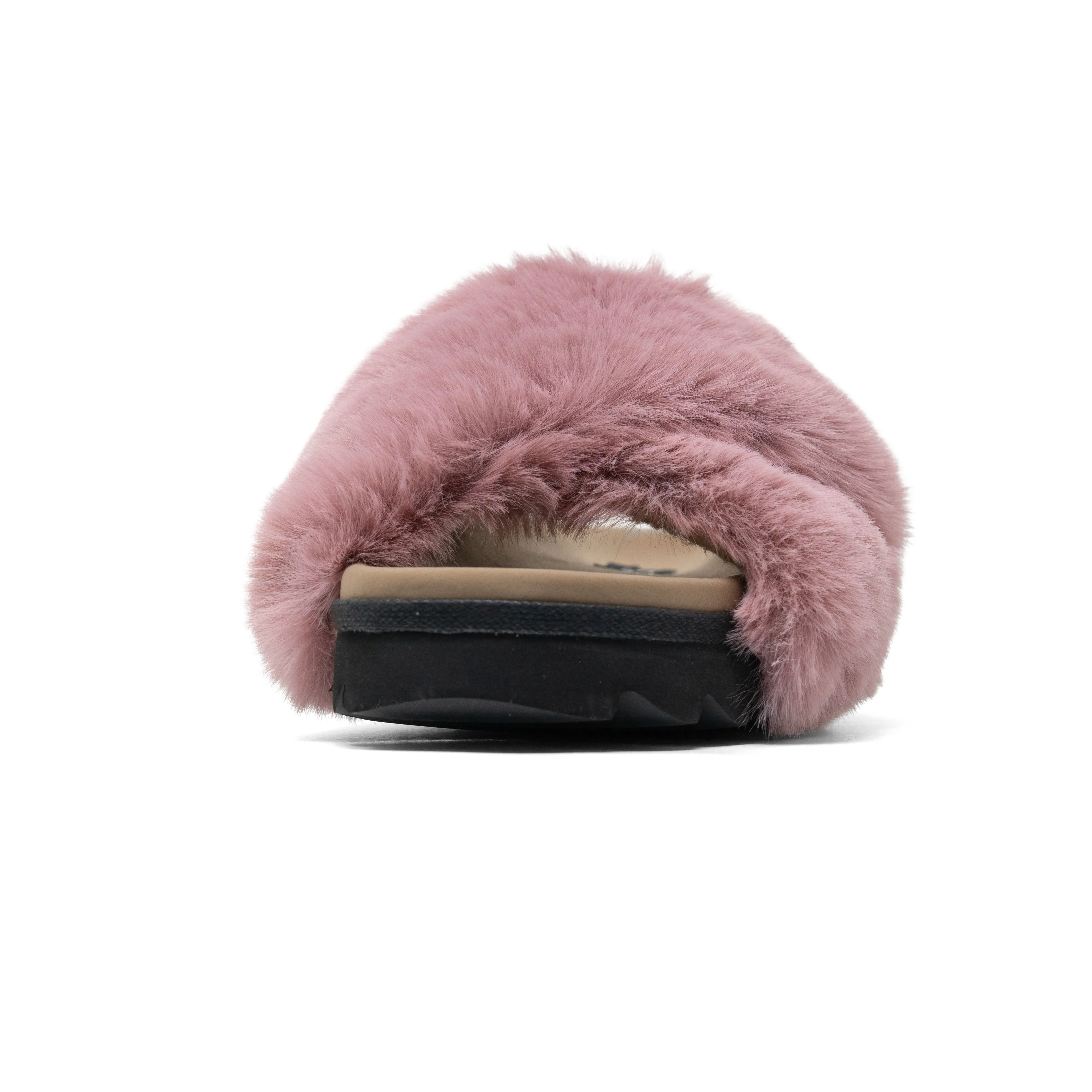 ROAM CLOUD SLIPPERS ROSE FAUX FUR