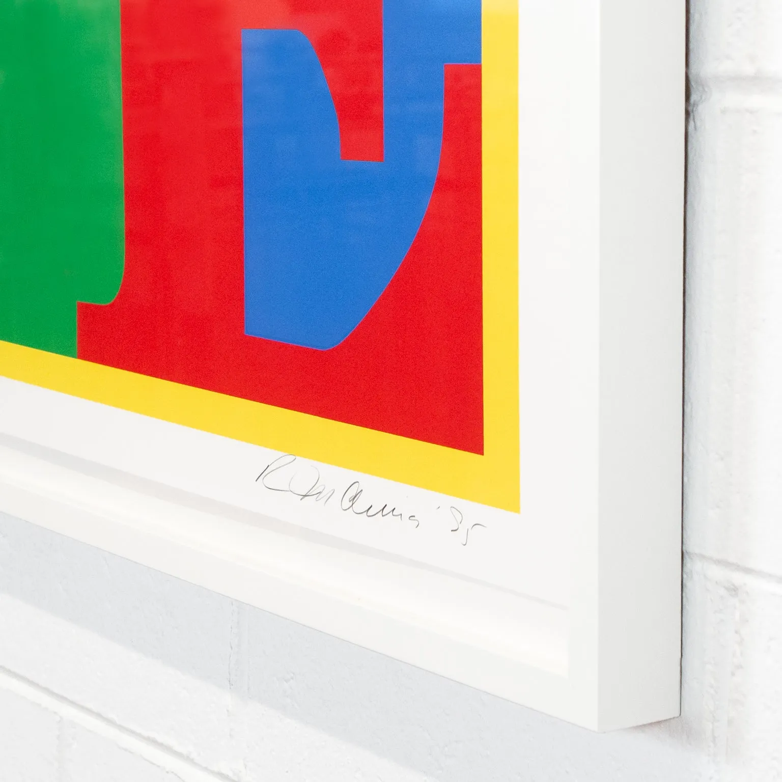 ROBERT INDIANA "LOVE" SCREENPRINT, 1995