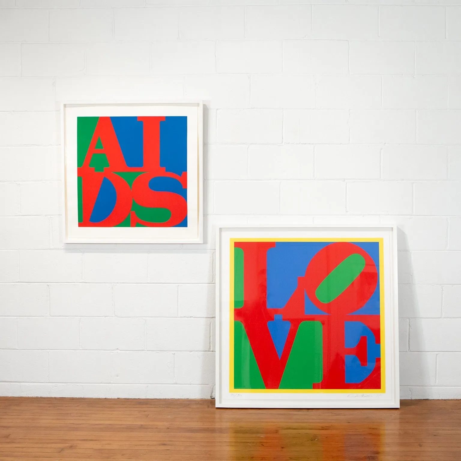 ROBERT INDIANA "LOVE" SCREENPRINT, 1995