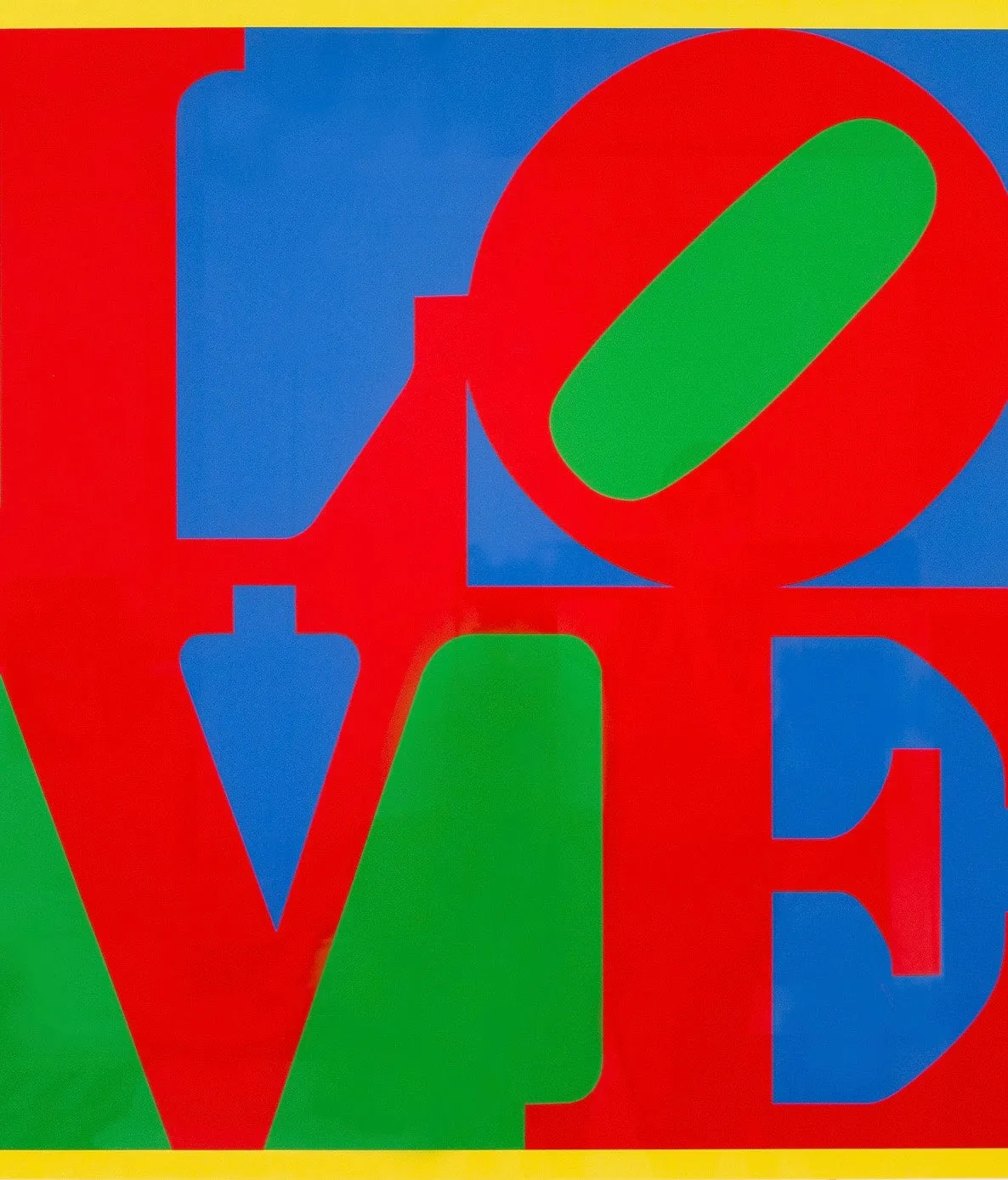 ROBERT INDIANA "LOVE" SCREENPRINT, 1995