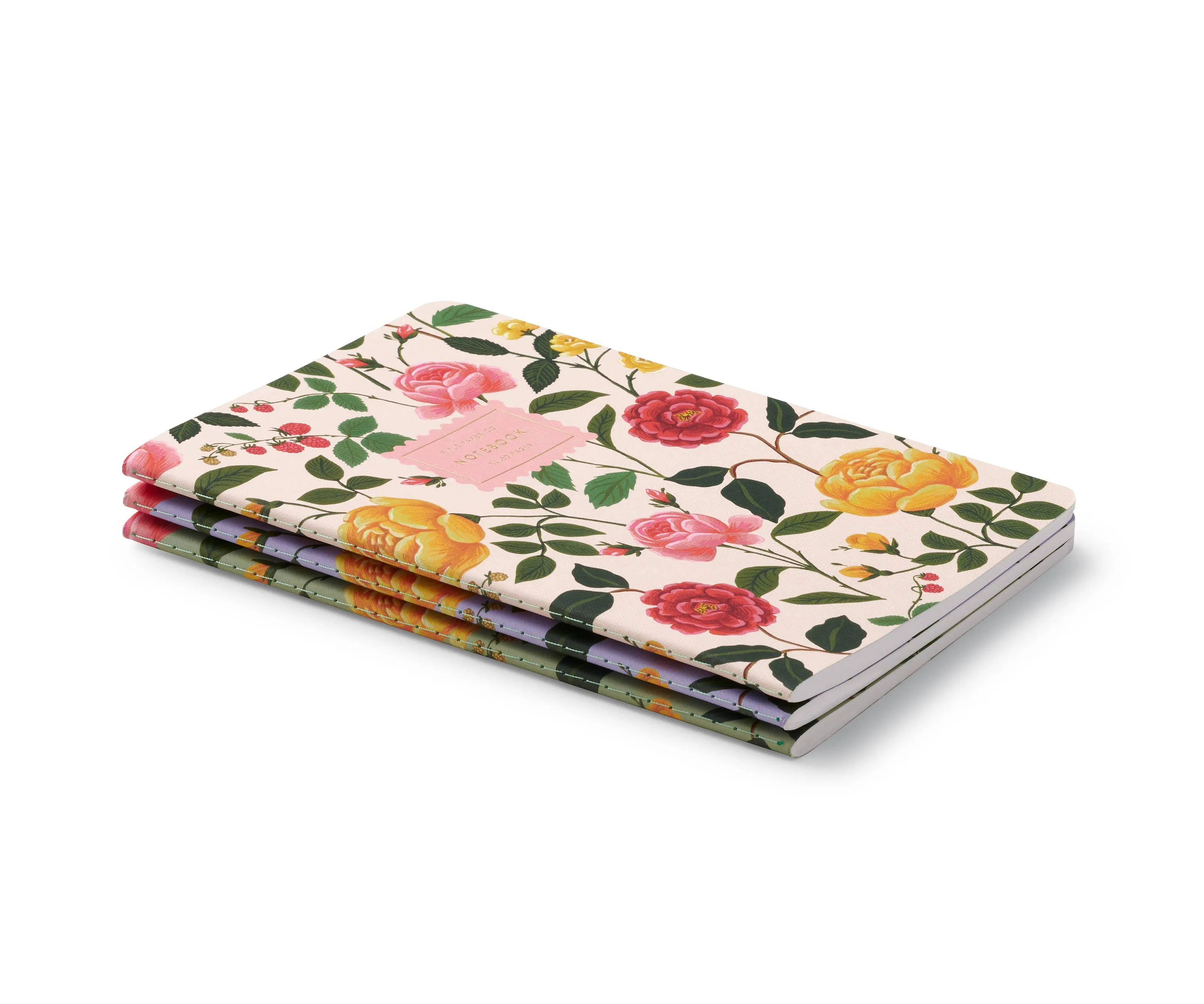 Roses Notebooks, Assorted Set/3