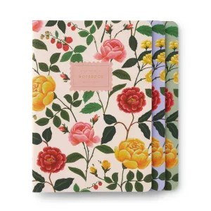 Roses Notebooks, Assorted Set/3